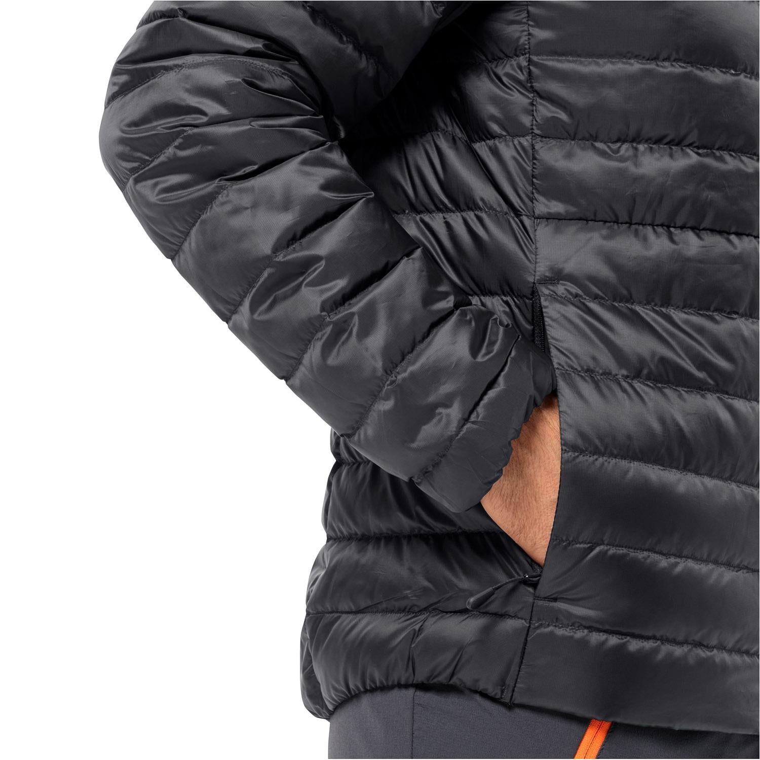 Jack Wolfskin Pilvi Do Rds Erkek Siyah Outdoor Ceketi