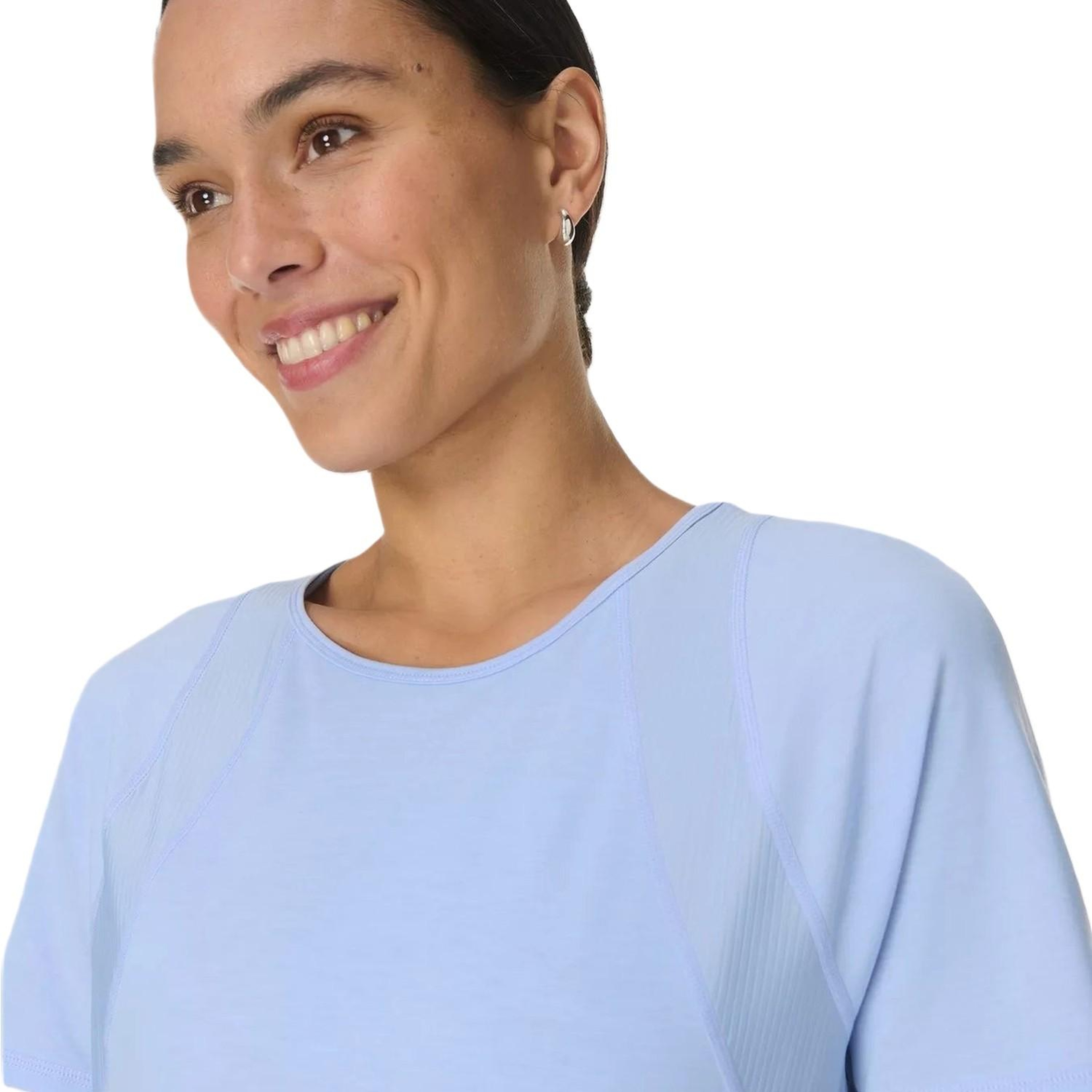 Sweaty Betty Breathe Easy Mesh Kadın Mavi Tişört