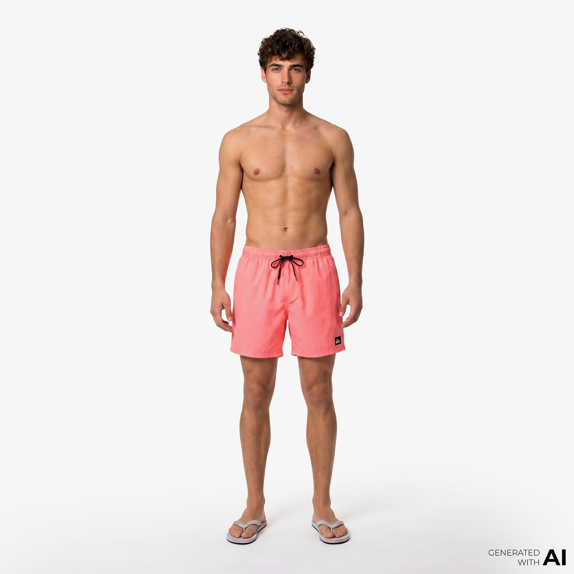 Quiksilver Everyday Solid Erkek Turuncu Deniz Şortu