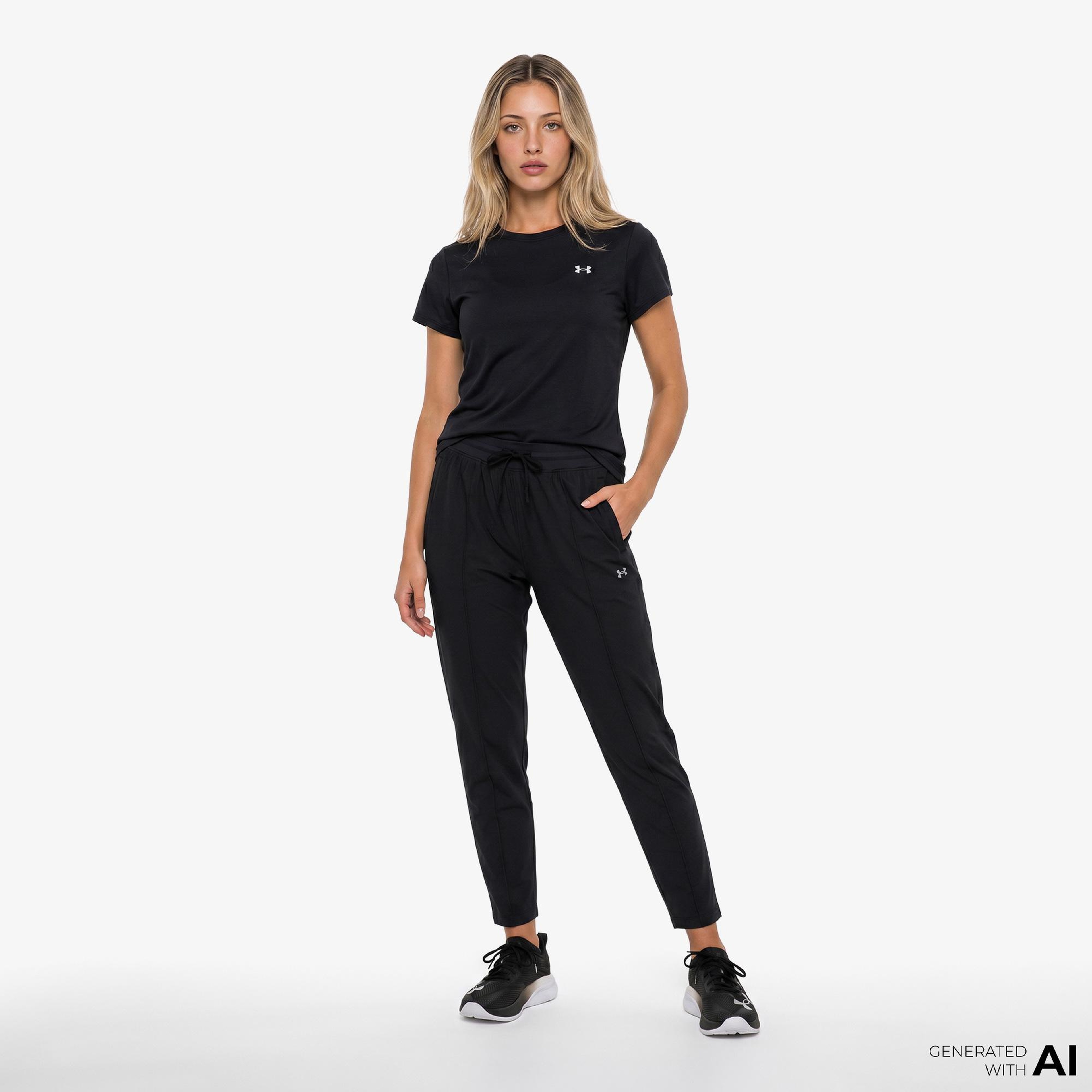 Under Armour Velociti Pro Kadın Siyah Koşu Eşofman Altı