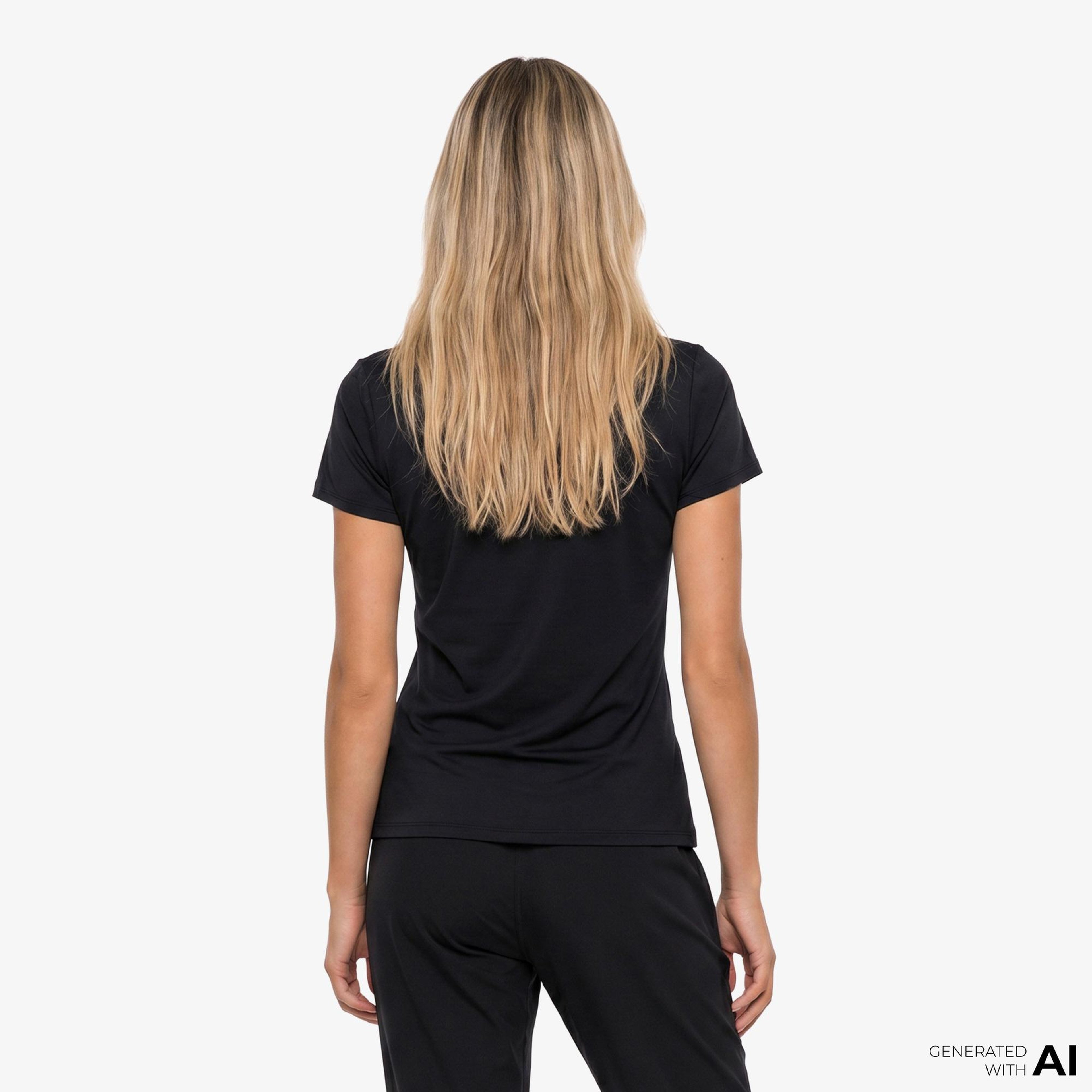 Under Armour Motion Fitted Ss Emea Kadın Siyah Antrenman T-Shirt