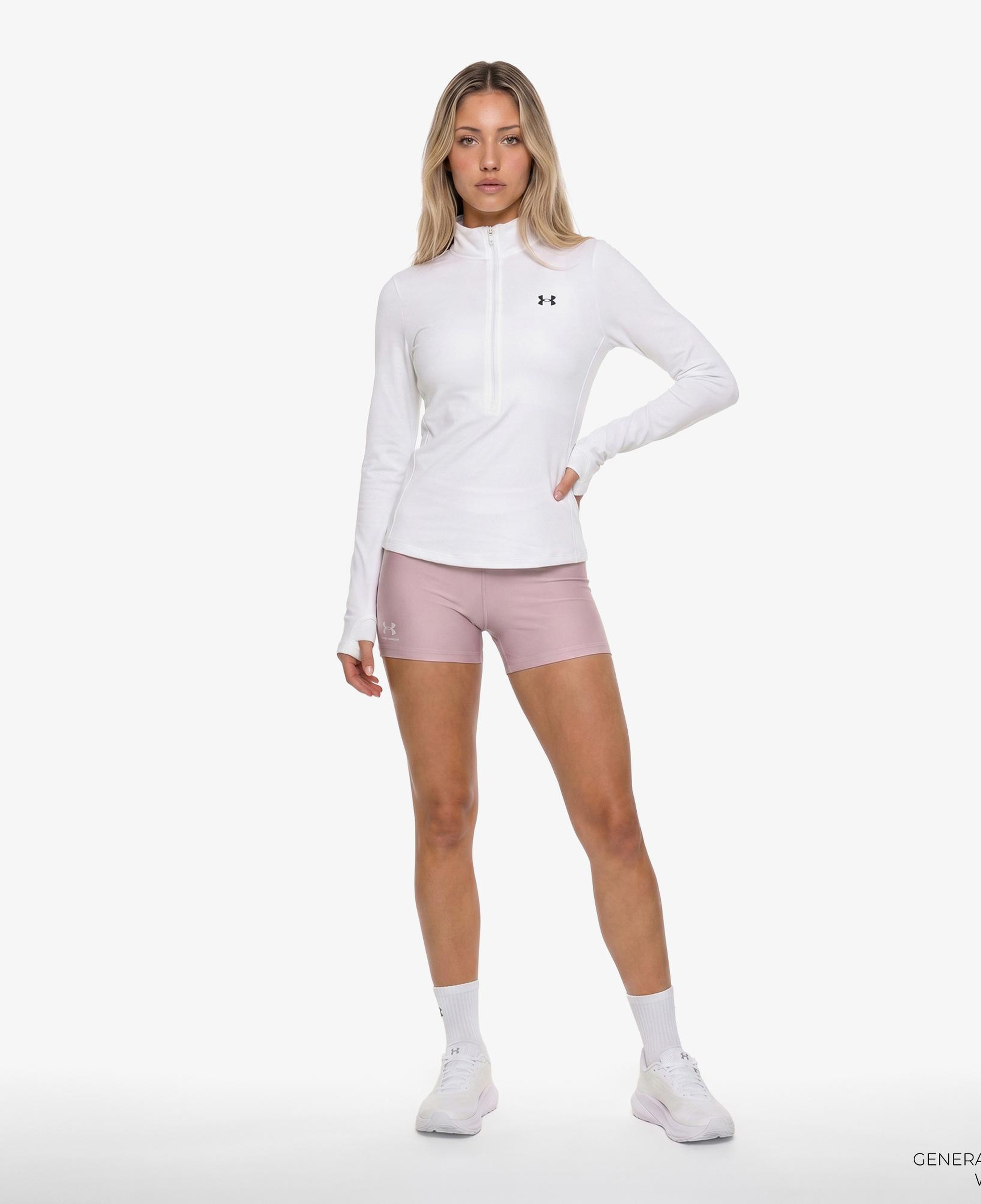 Under Armour Motion 1/2 Zip Emea Kadın Beyaz Antrenman Sweatshirt
