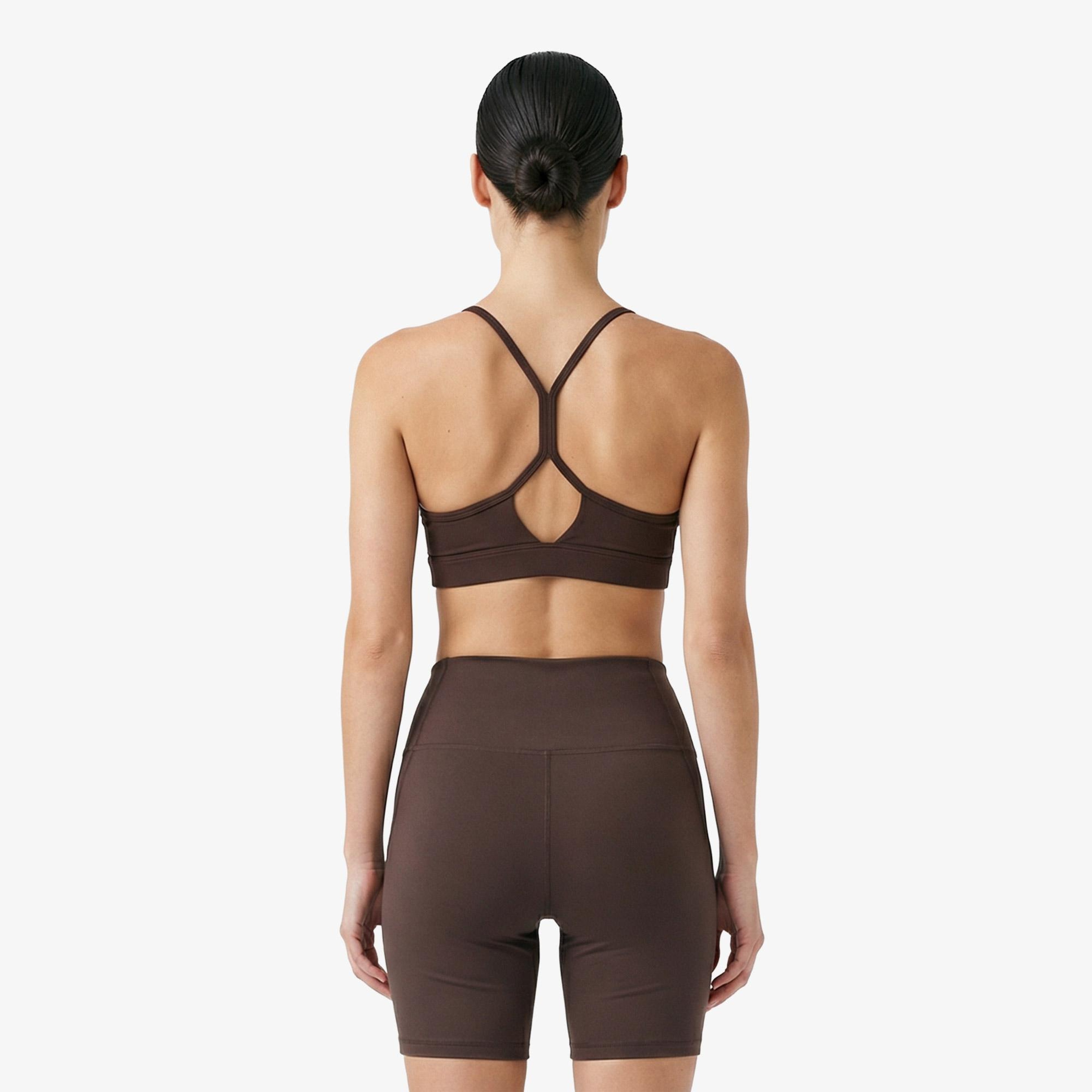 New Balance Essential Yoga Bra Kadın Kahverengi Bra