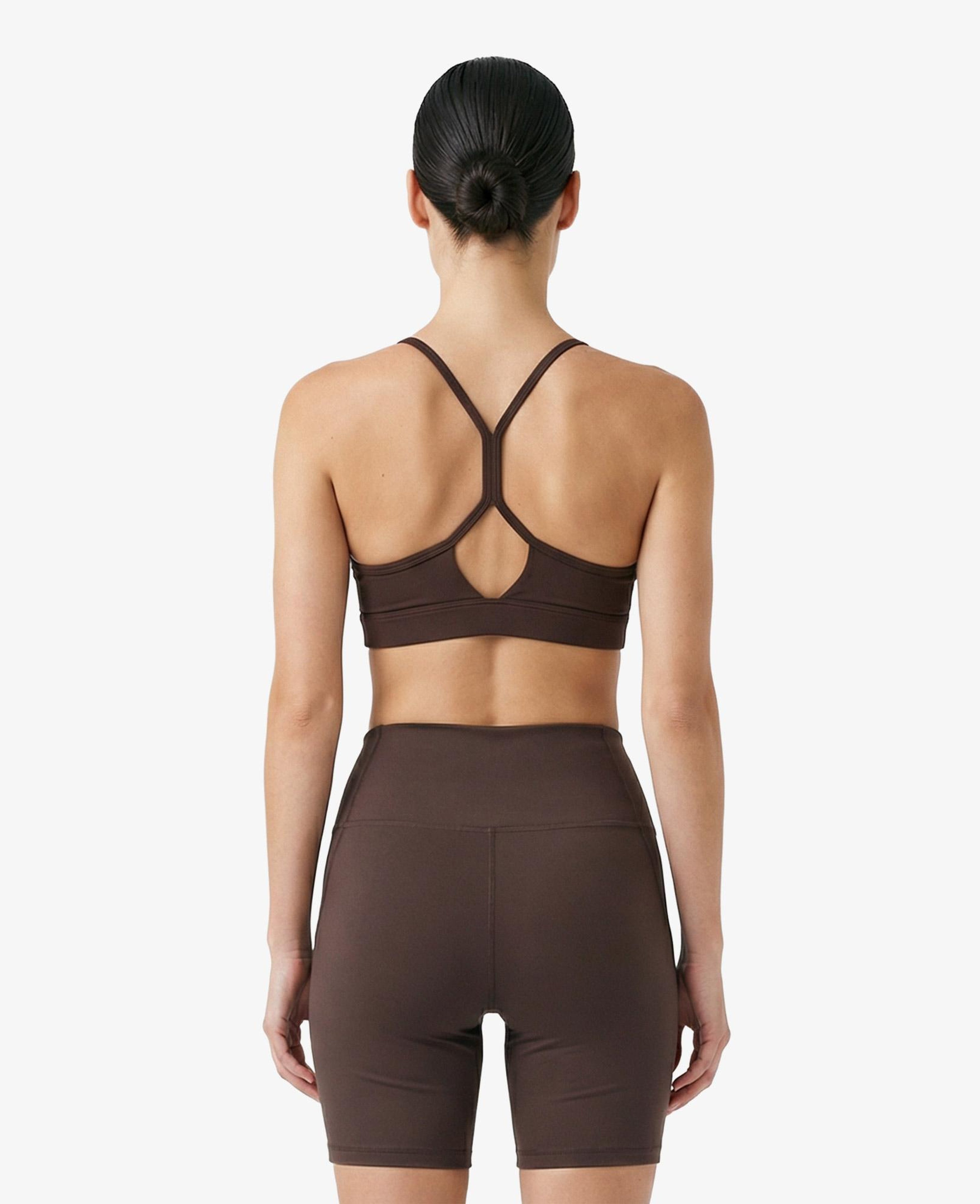 New Balance Essential Yoga Bra Kadın Kahverengi Bra