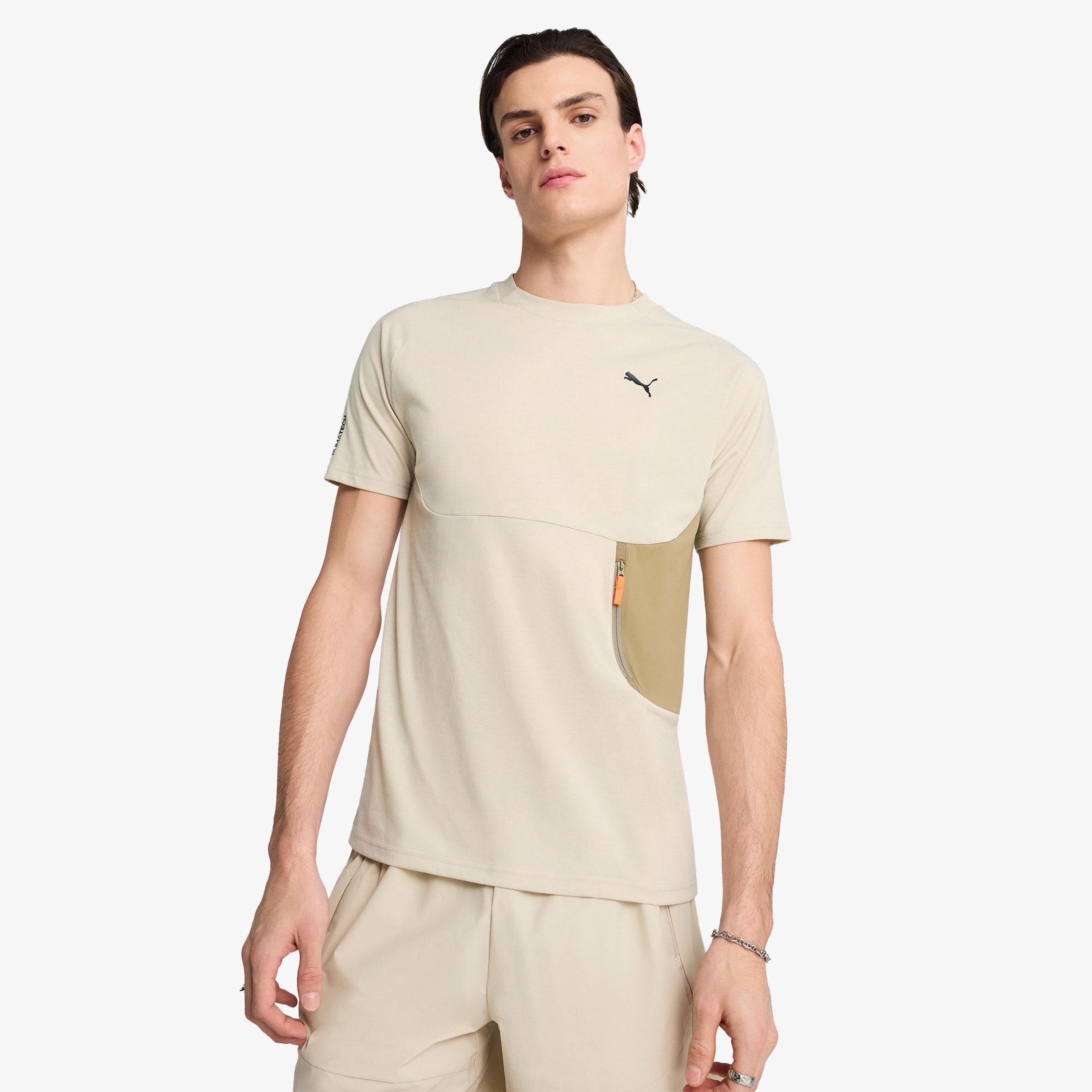 Puma Pumatech Pocket Erkek Krem T-Shirt