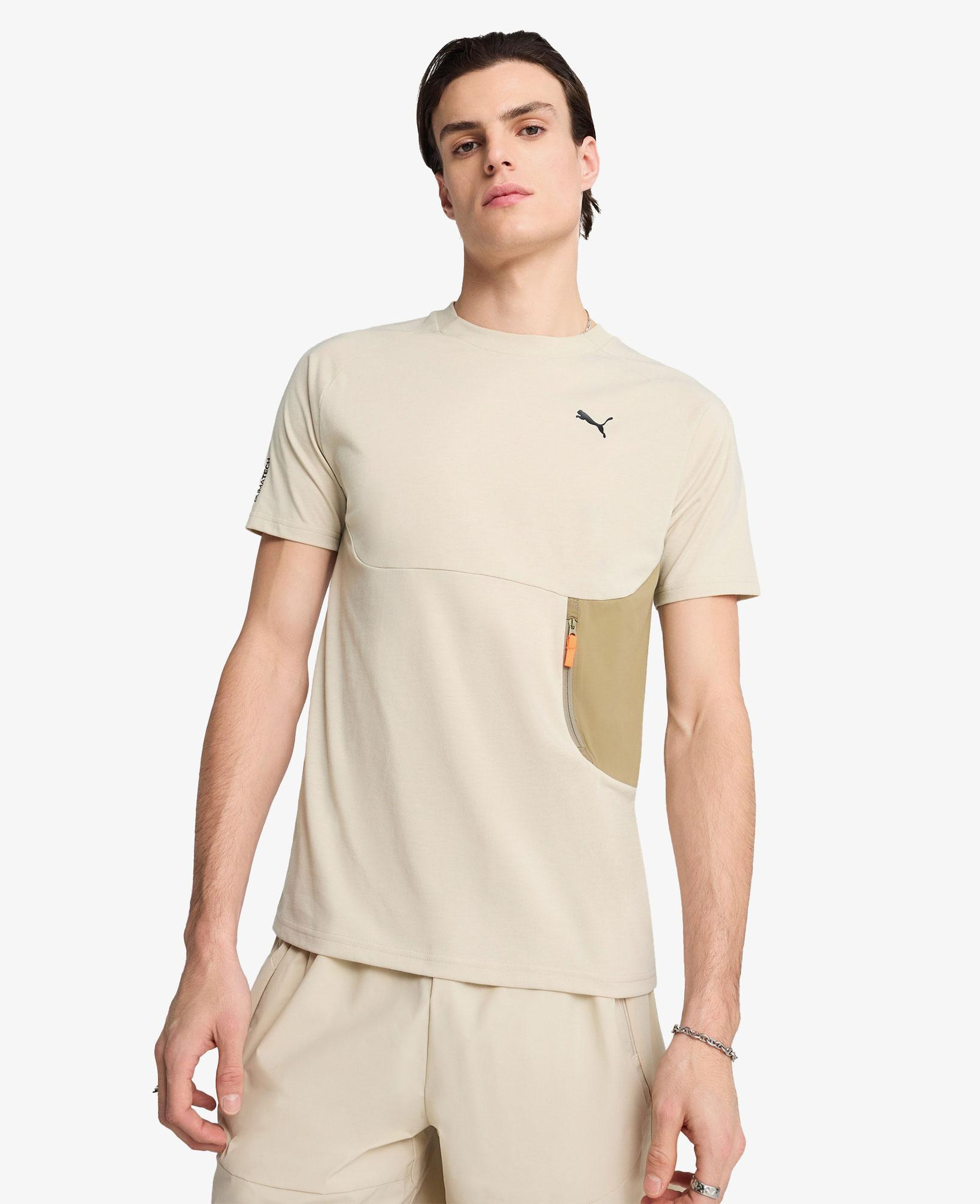 Puma Pumatech Pocket Erkek Krem T-Shirt