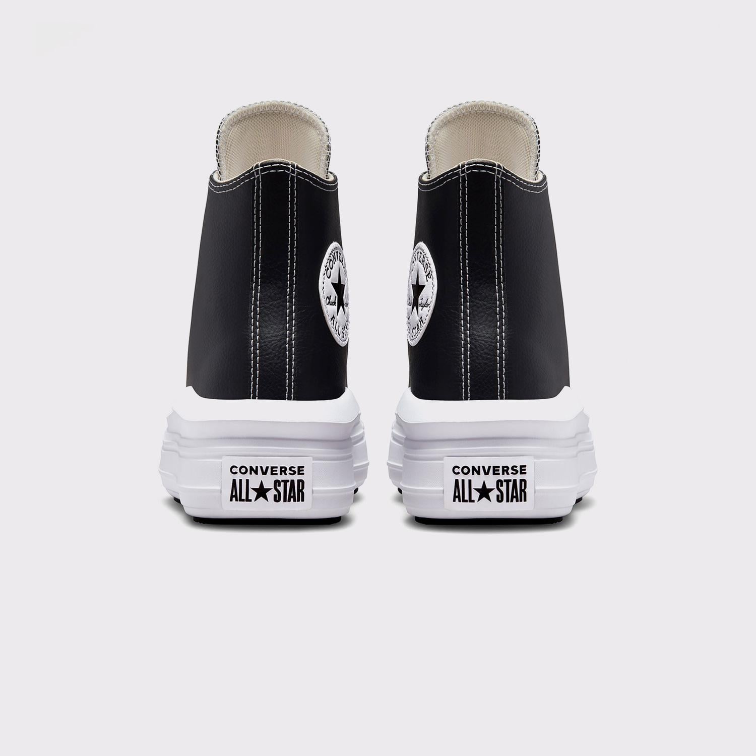 Converse Chuck Taylor All Star Move Platform Foundational Leather Kadın Siyah Sneaker