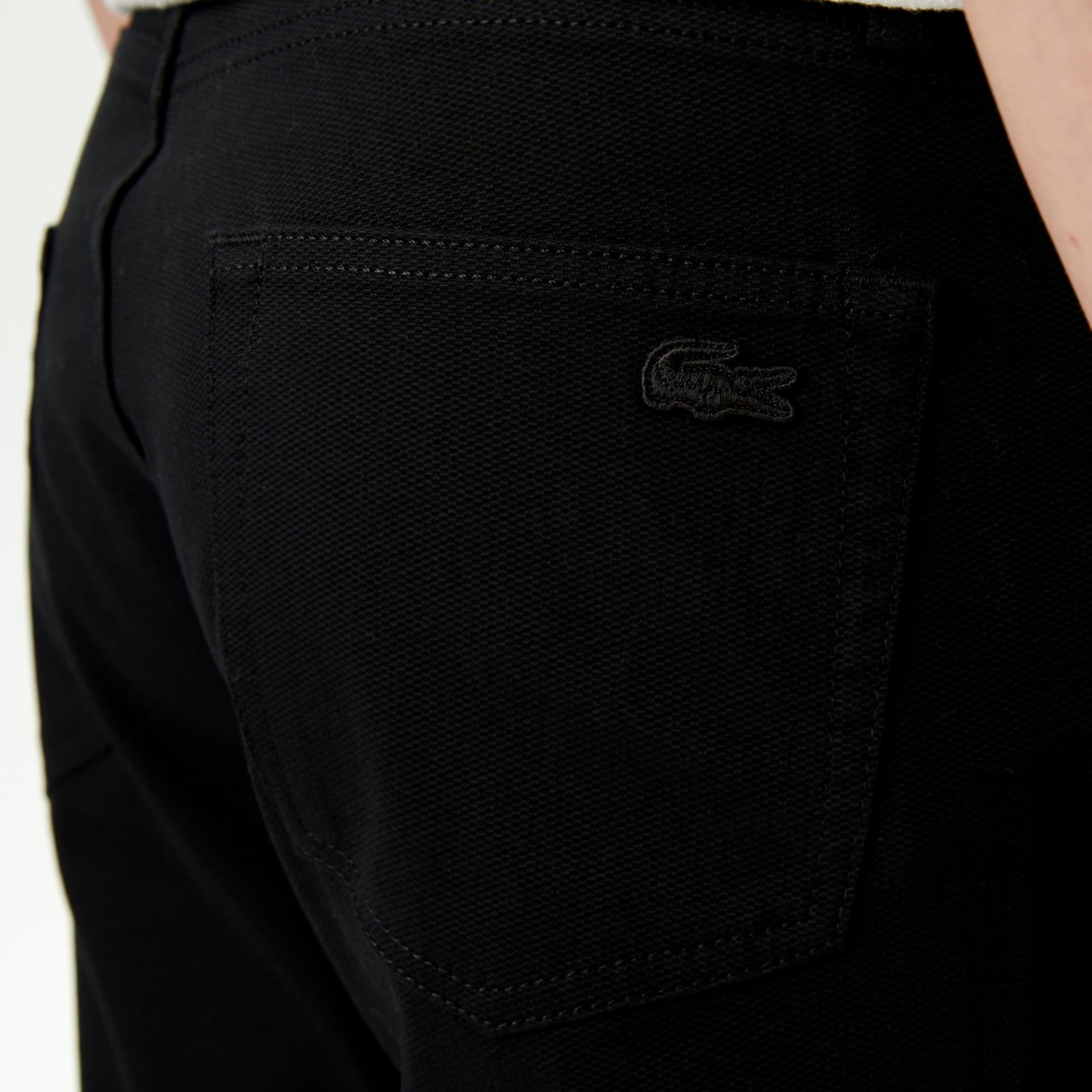 Erkek Slim Fit Siyah Pantolon