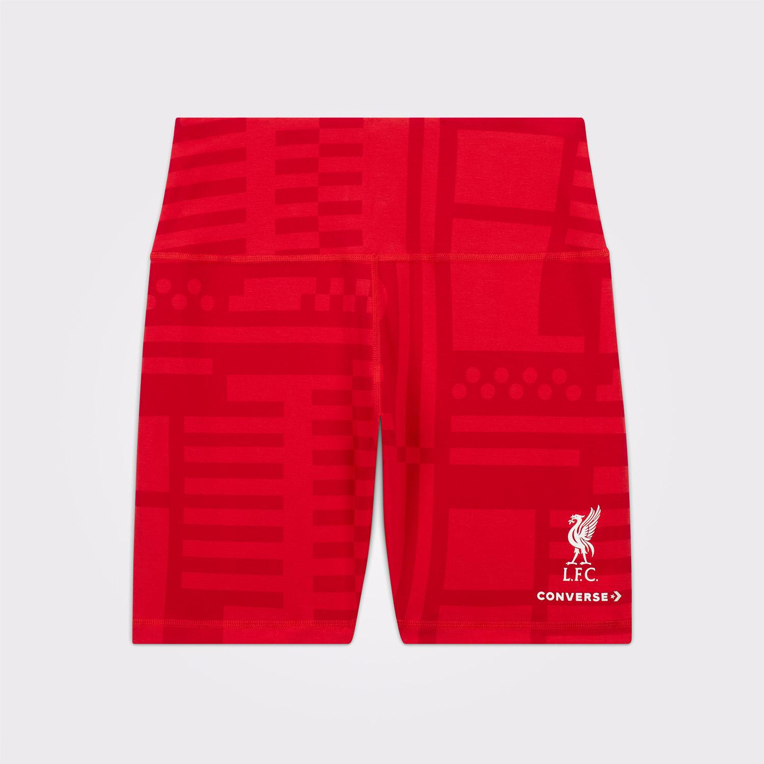 Converse x LFC  Desenli Kadın Kırmızı Tayt