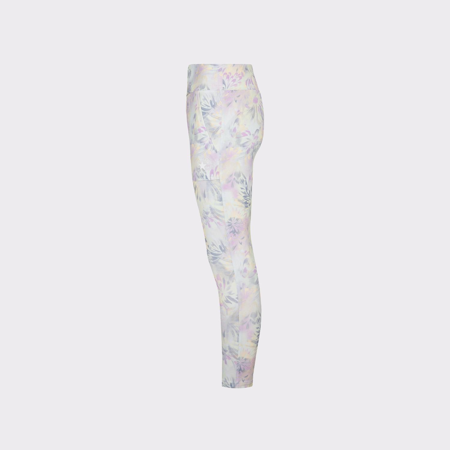 Converse Printed High Rise Çocuk Pembe Tayt