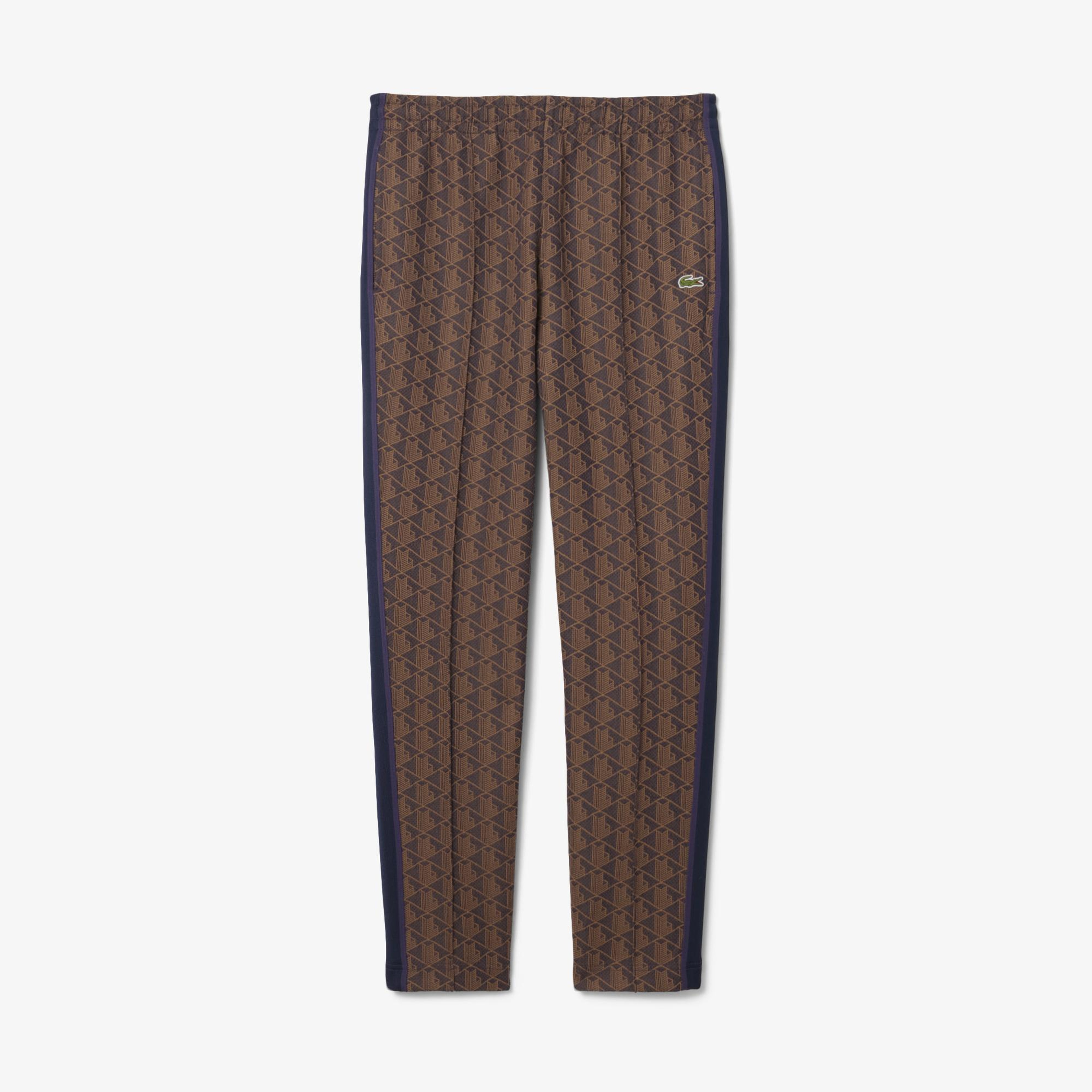 Lacoste Paris Monogram Erkek Mor Eşofman Altı