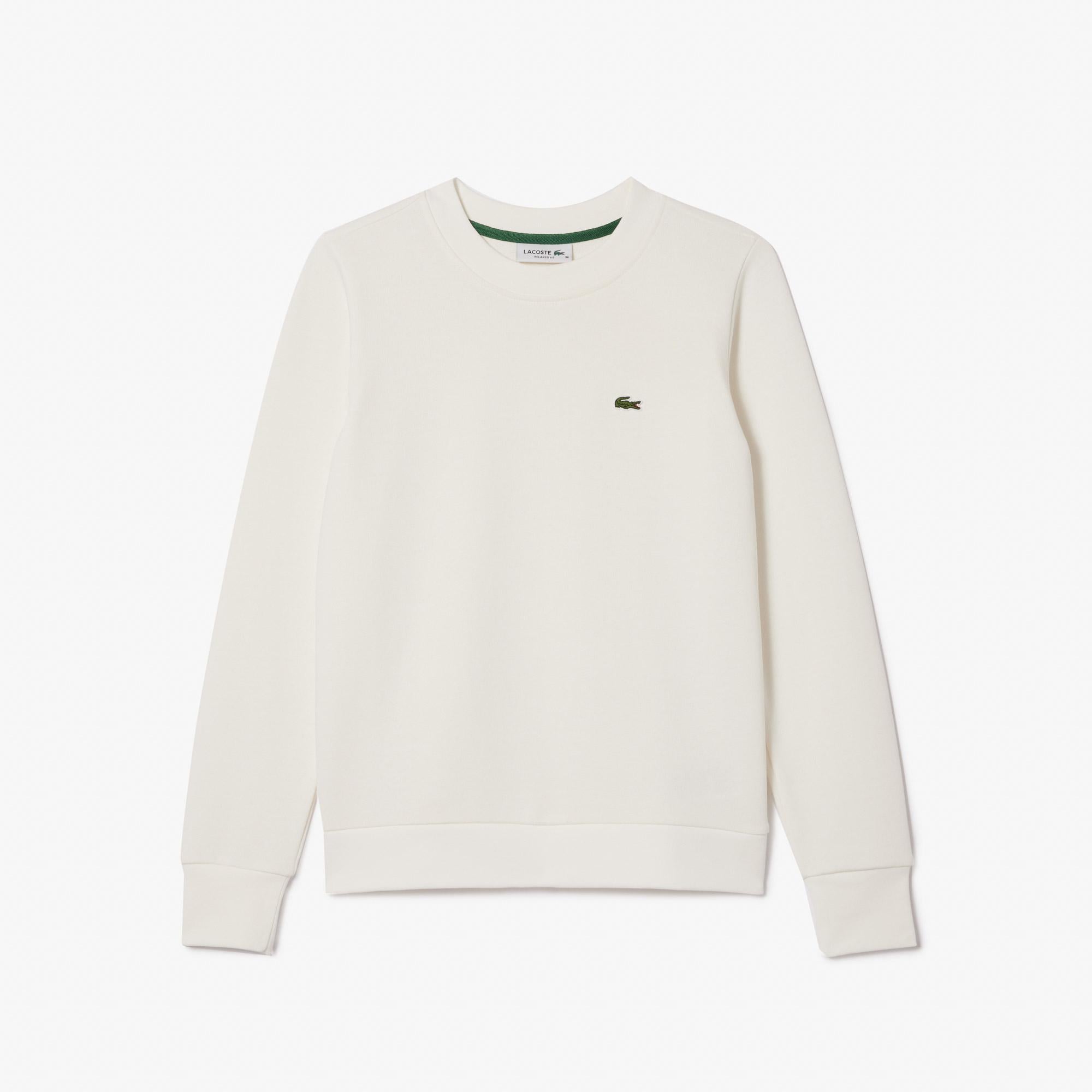 Lacoste Regular Fit Kadın Beyaz Sweatshirt