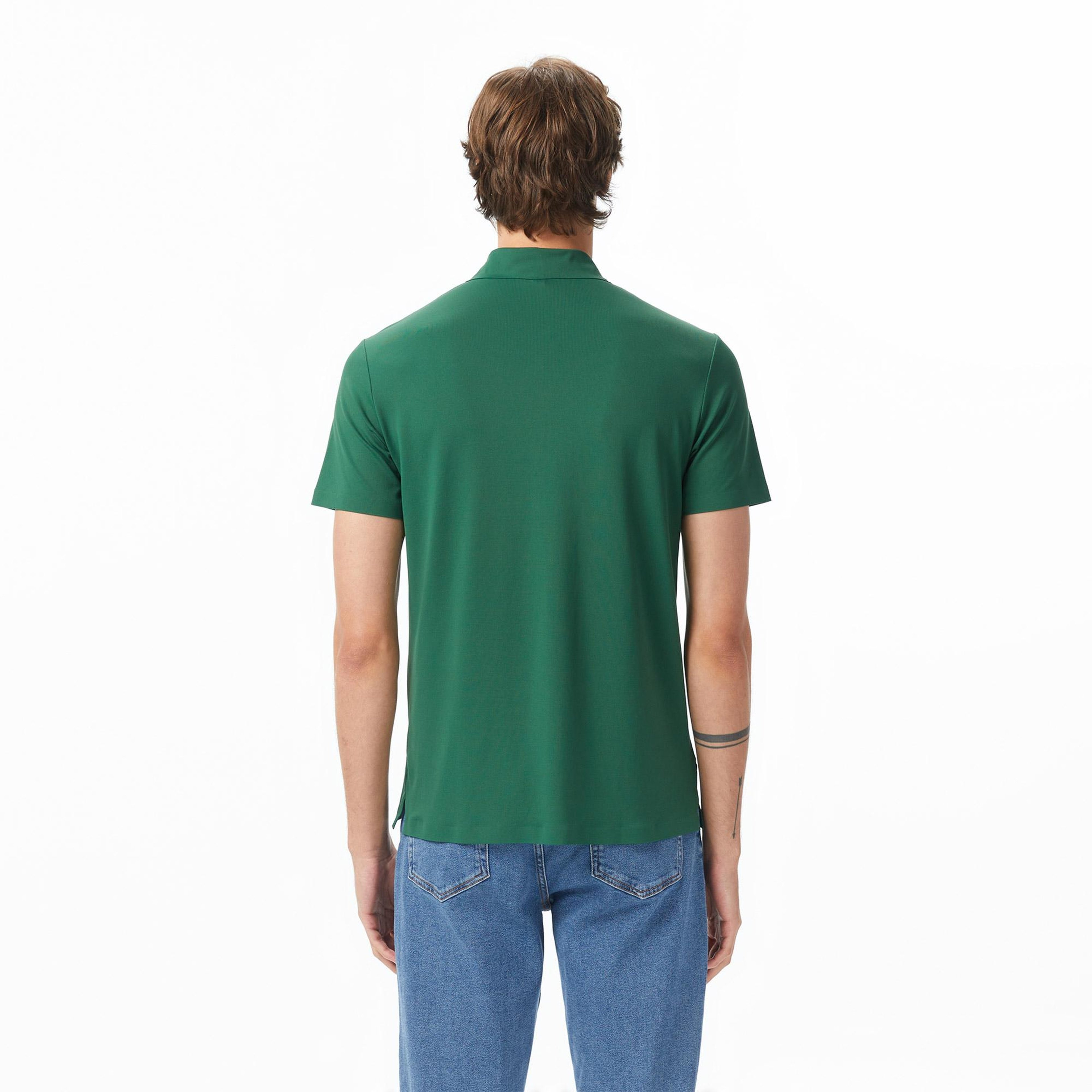 Erkek Regular Fit Yeşil Polo