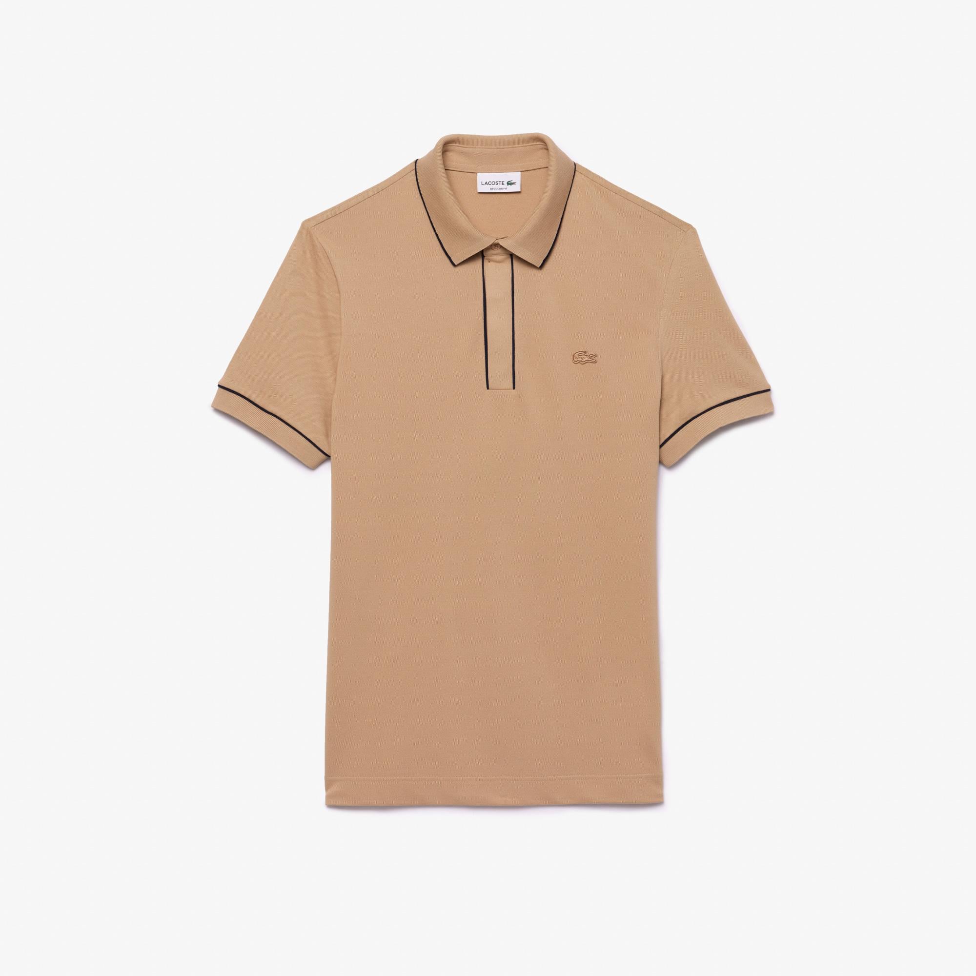 Erkek Regular Fit Organik Pamuk Bej Paris Polo