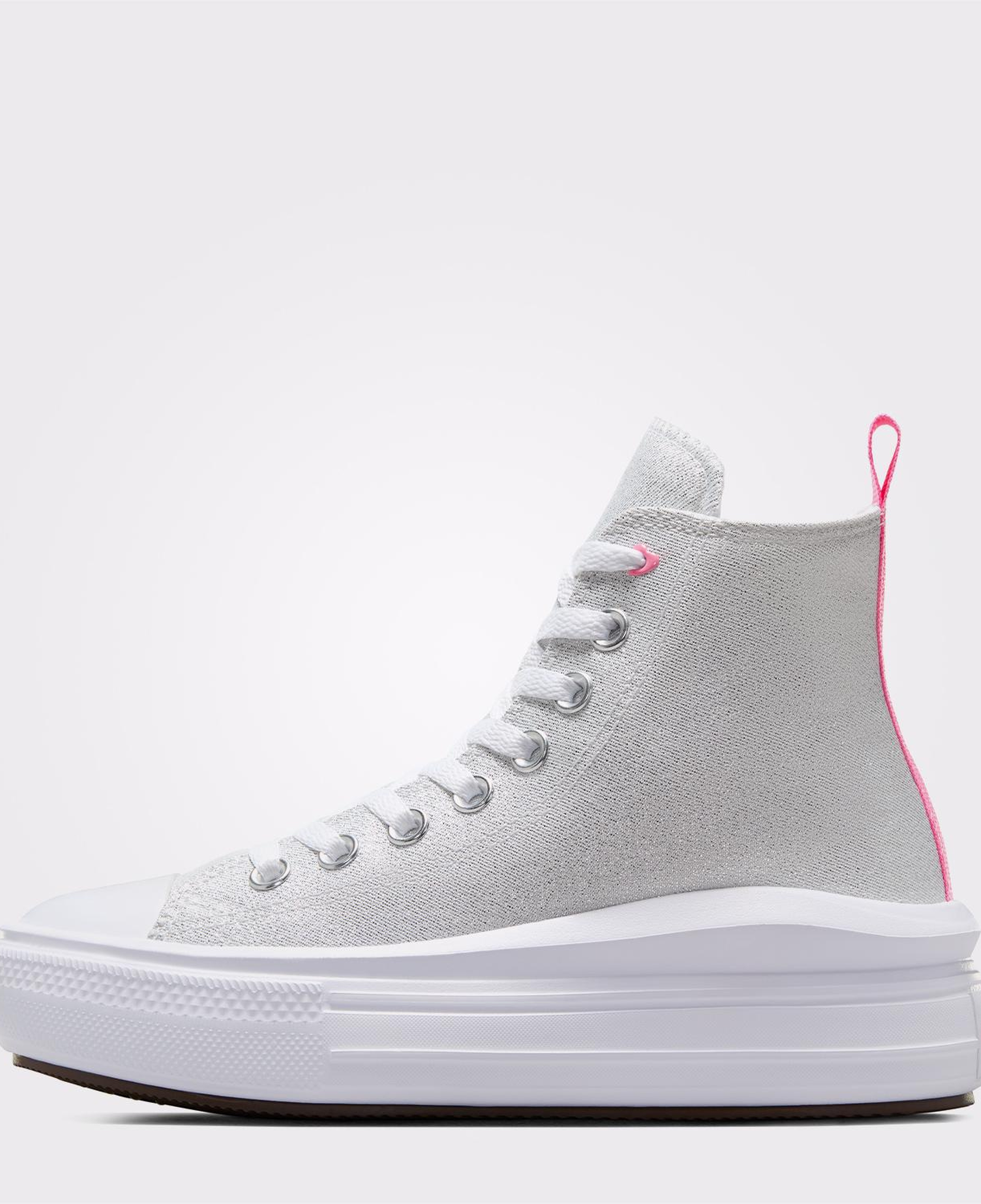Converse Chuck Taylor All Star Move Platform Sparkle Çocuk Gri Sneaker