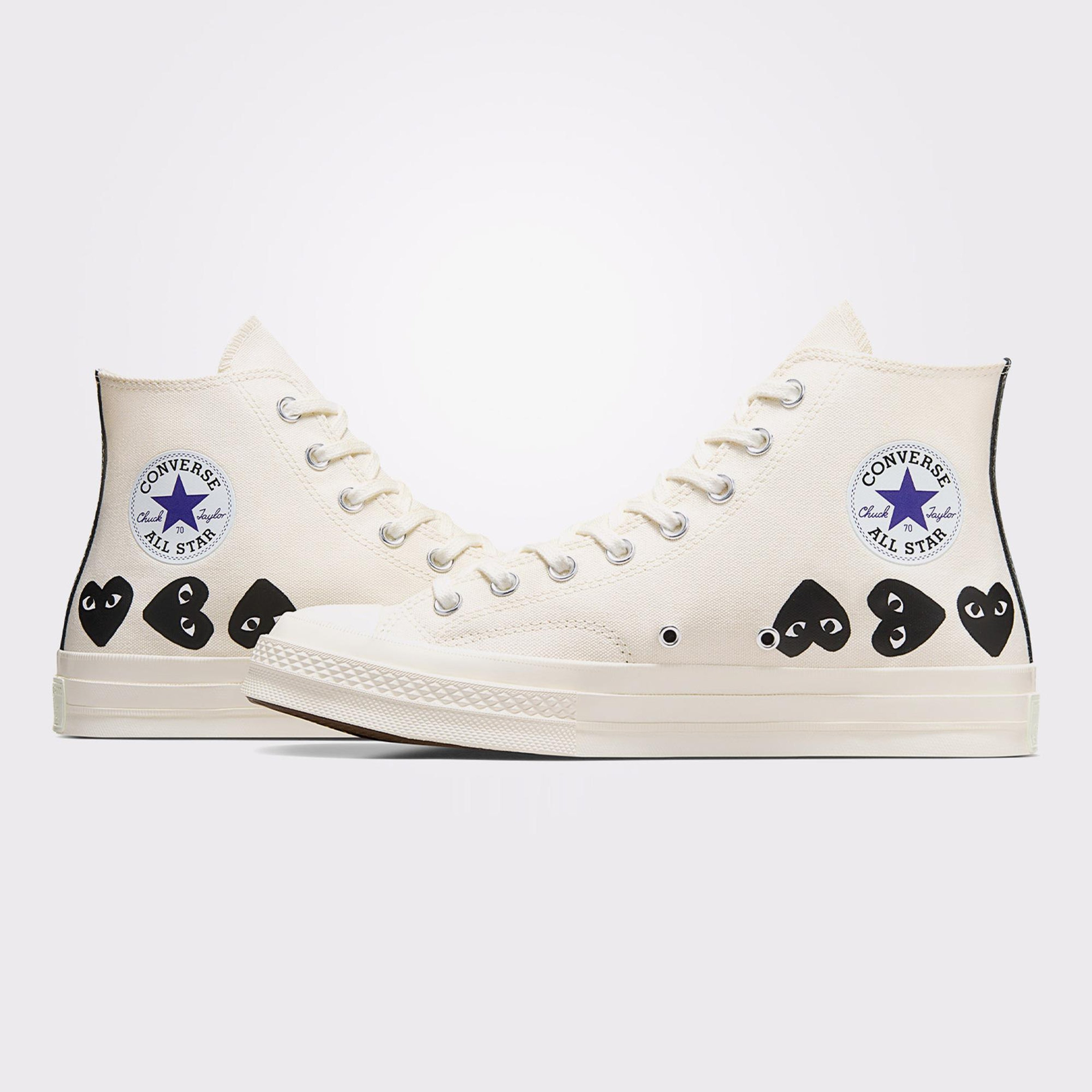 Converse X Comme Des Garçons Play Chuck 70 Unisex Beyaz Sneaker
