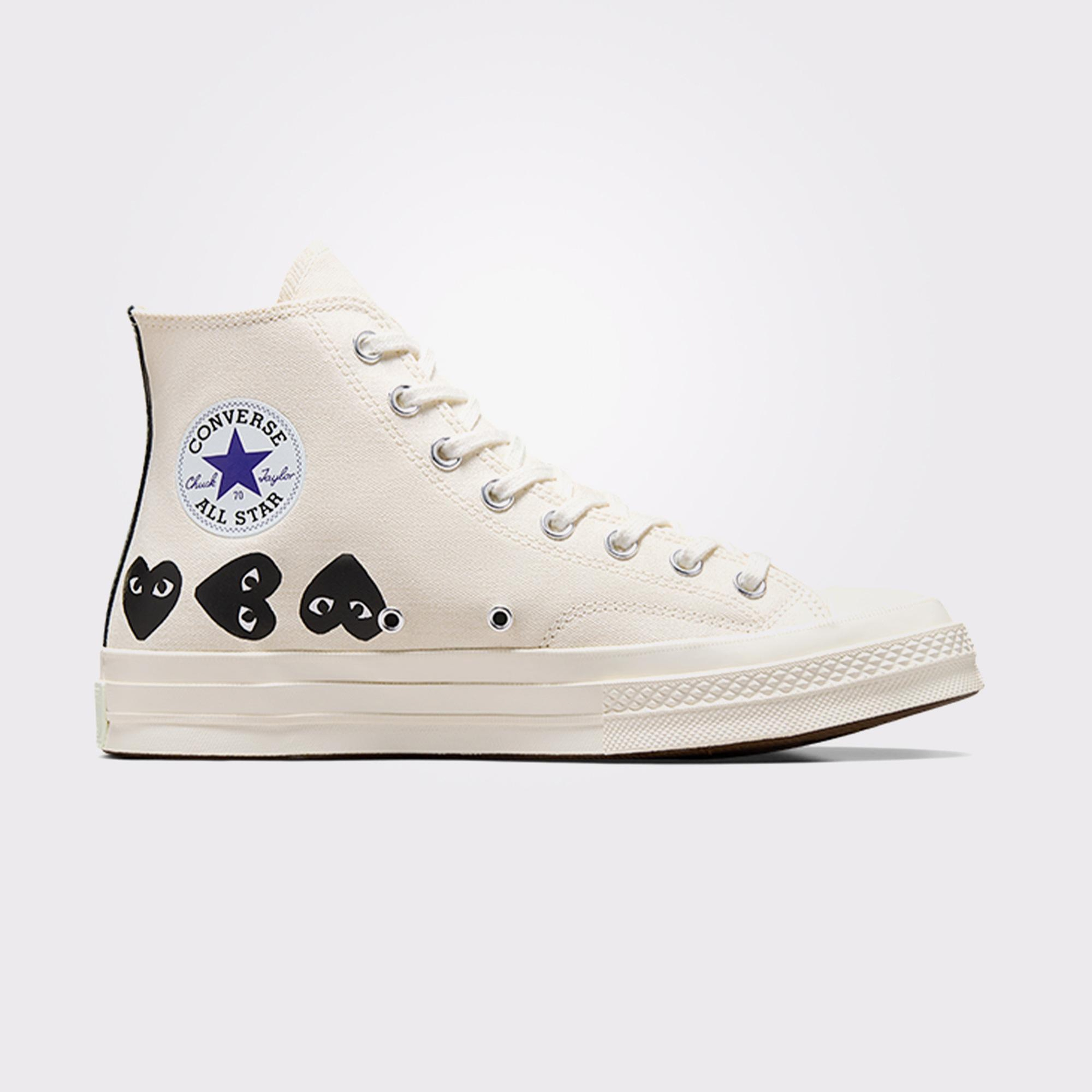 Converse X Comme Des Garçons Play Chuck 70 Unisex Beyaz Sneaker