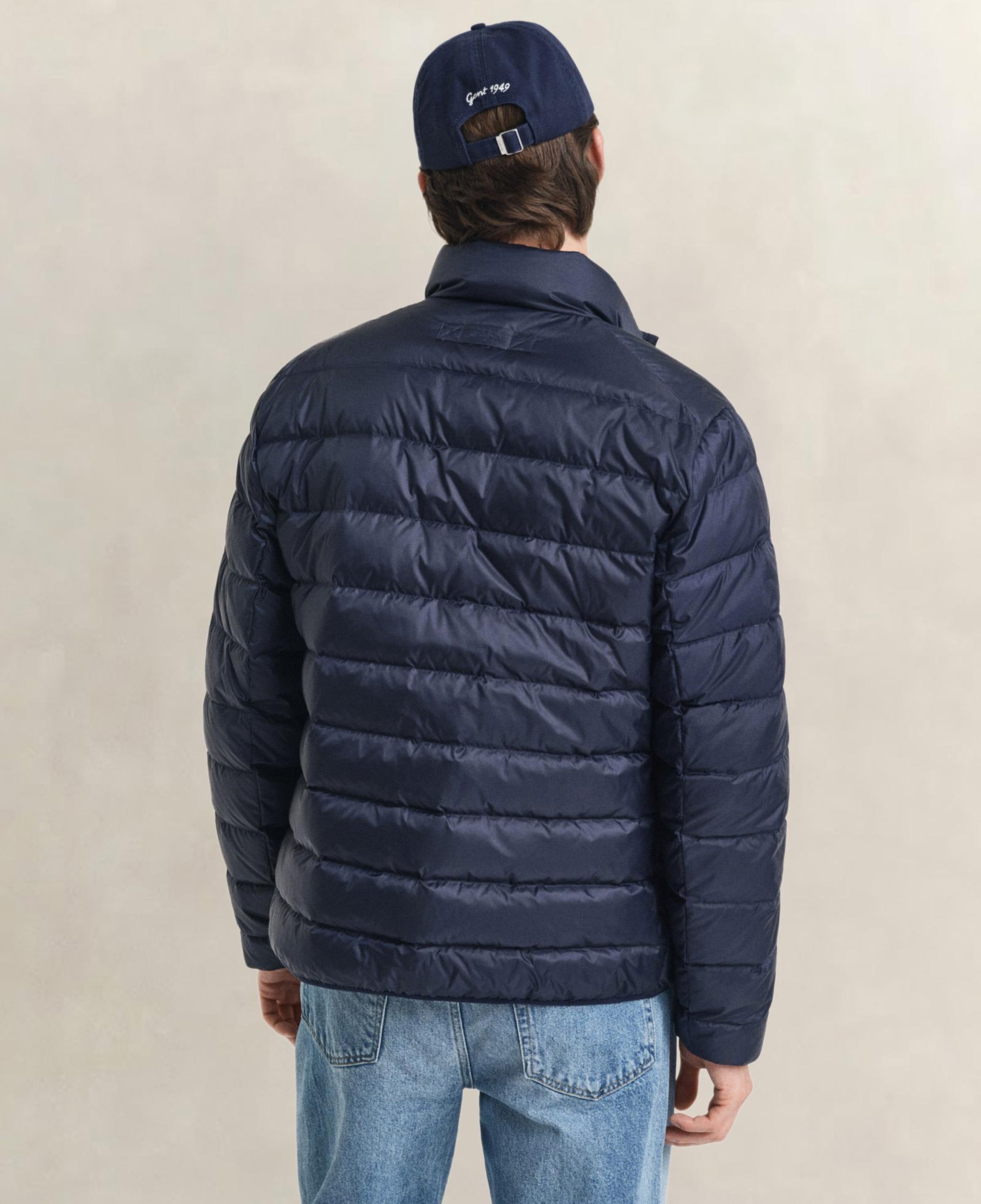 GANT Erkek Lacivert Regular Fit Dik Yaka Kaz Tüyü Mont