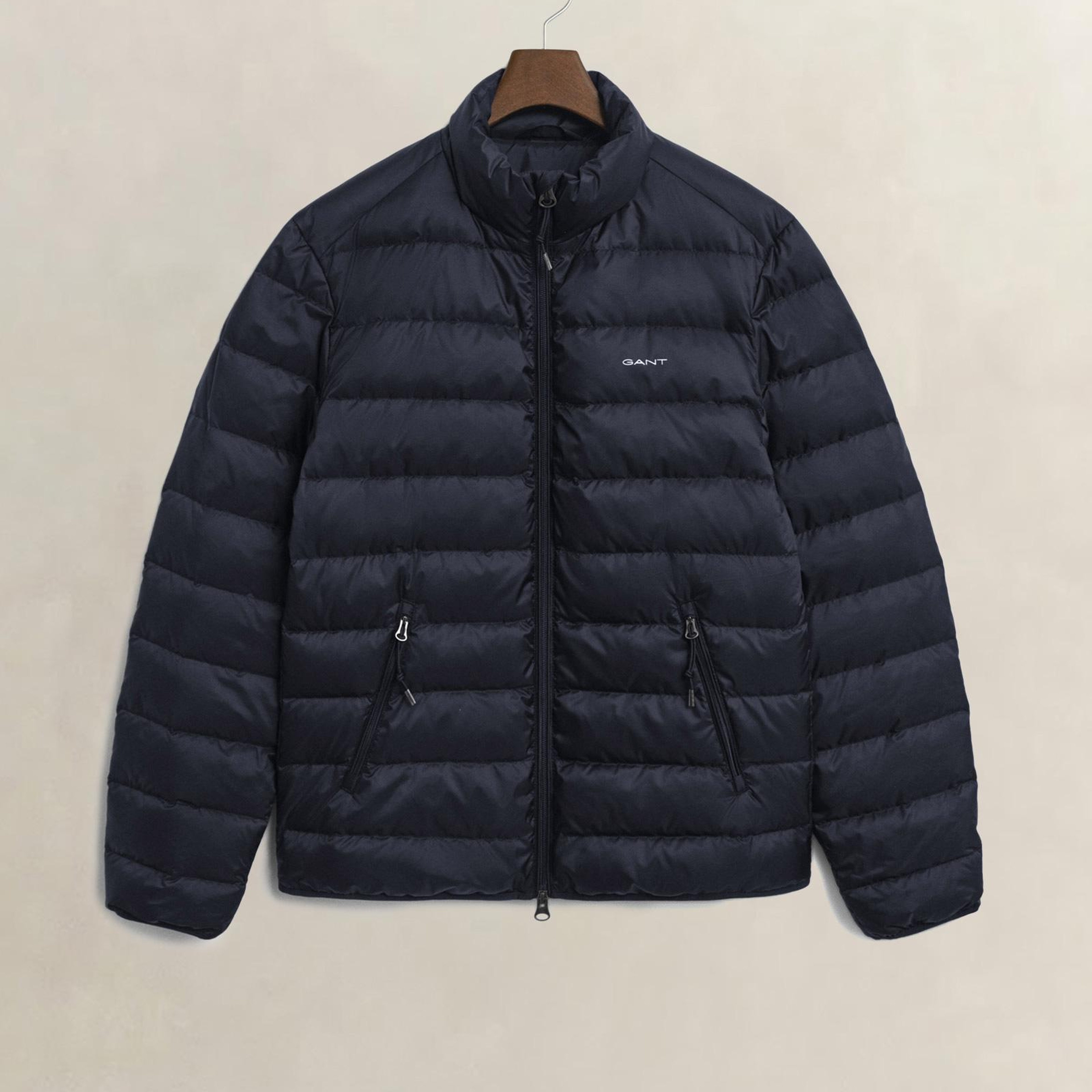 GANT Erkek Lacivert Regular Fit Dik Yaka Kaz Tüyü Mont