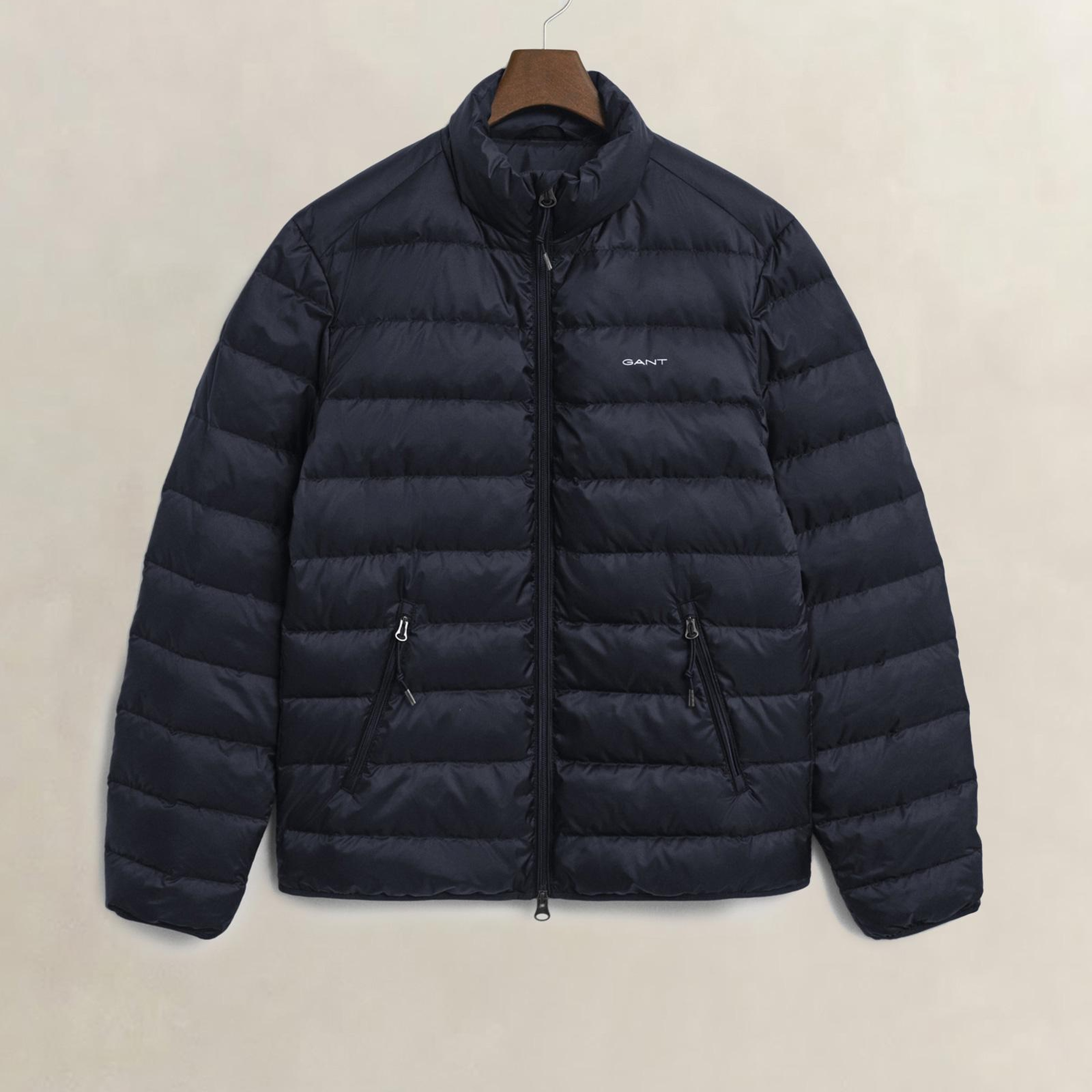 GANT Erkek Lacivert Regular Fit Dik Yaka Kaz Tüyü Mont