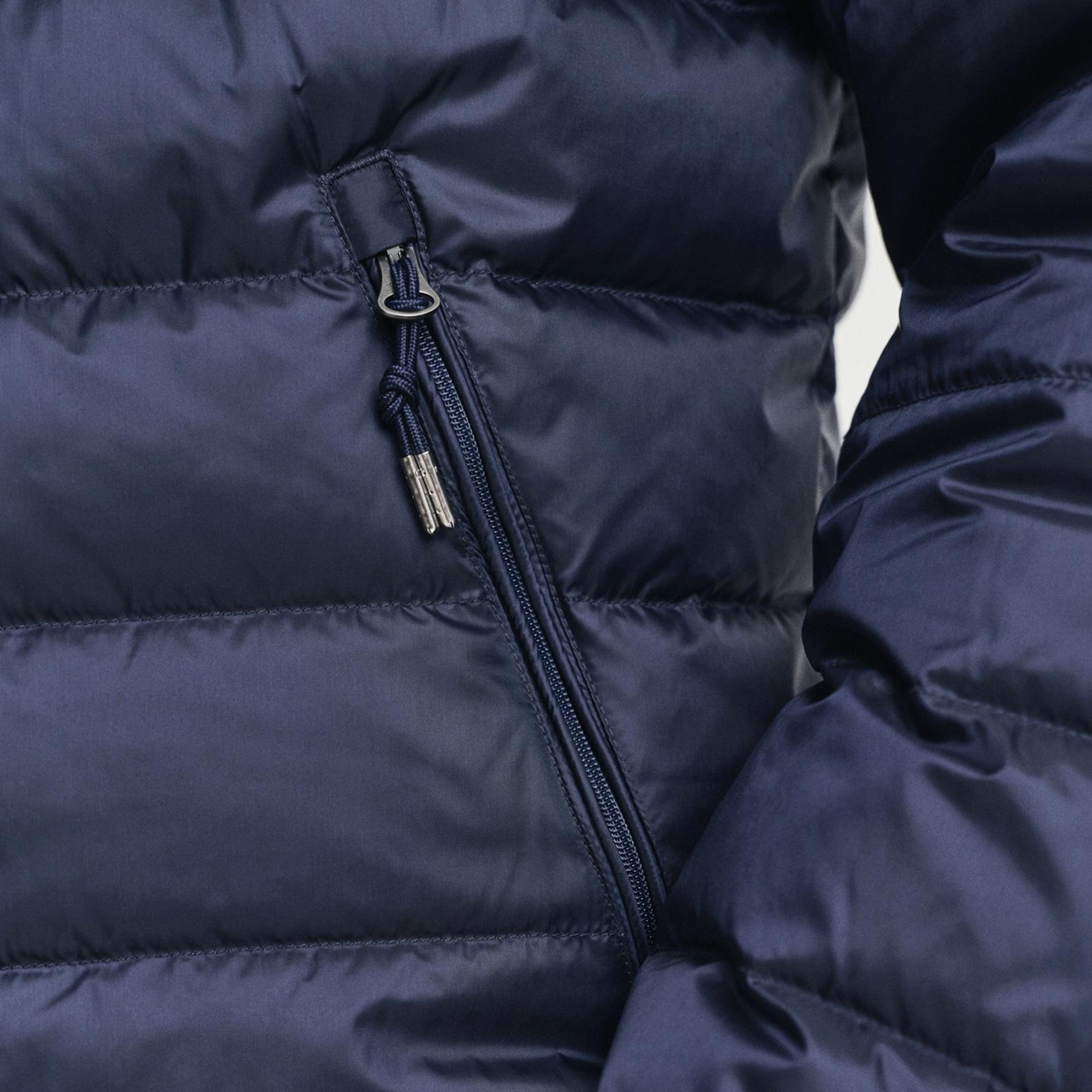 GANT Erkek Lacivert Regular Fit Dik Yaka Kaz Tüyü Mont