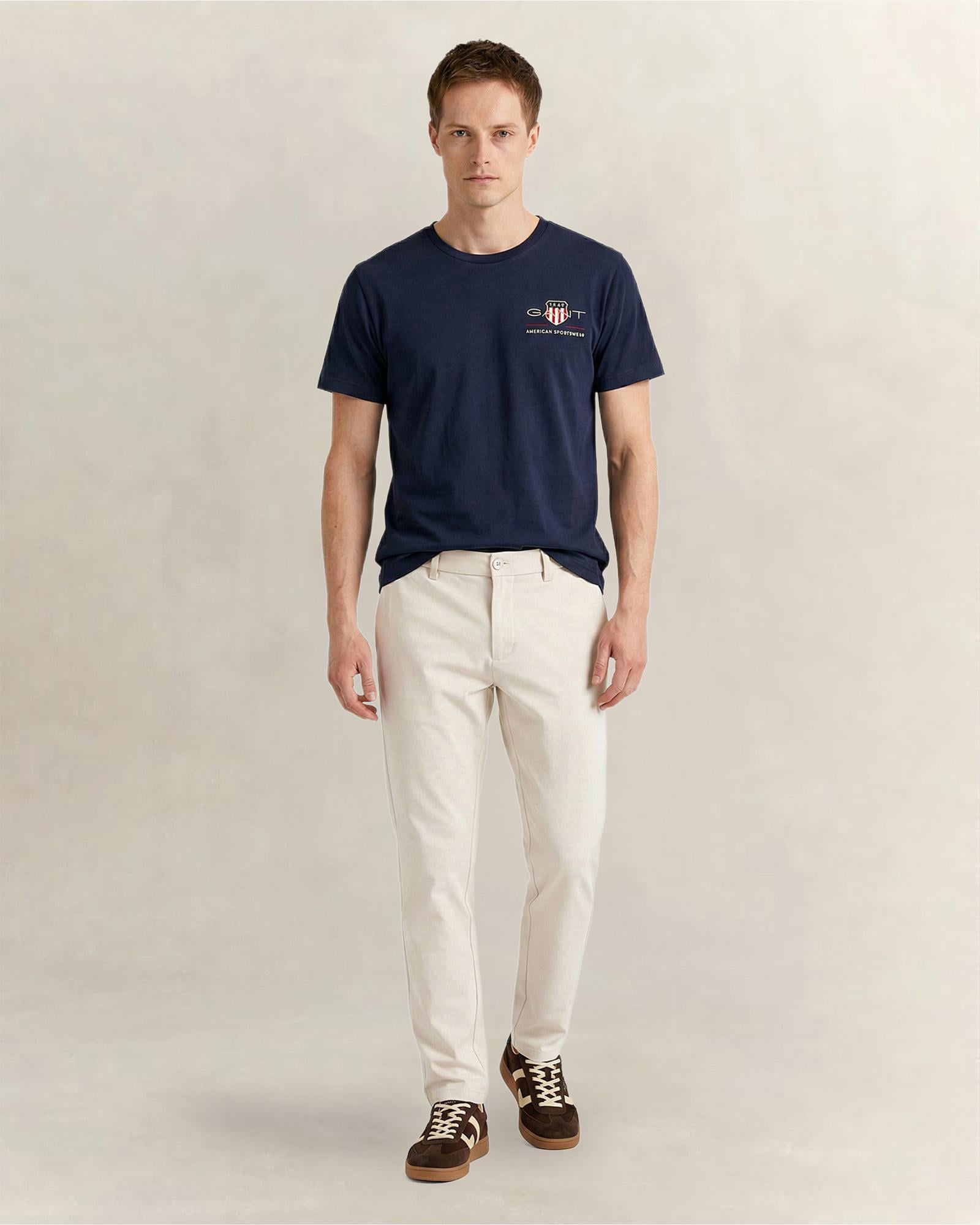 GANT Erkek Bej Regular Fit Smart Jogger Pantolon