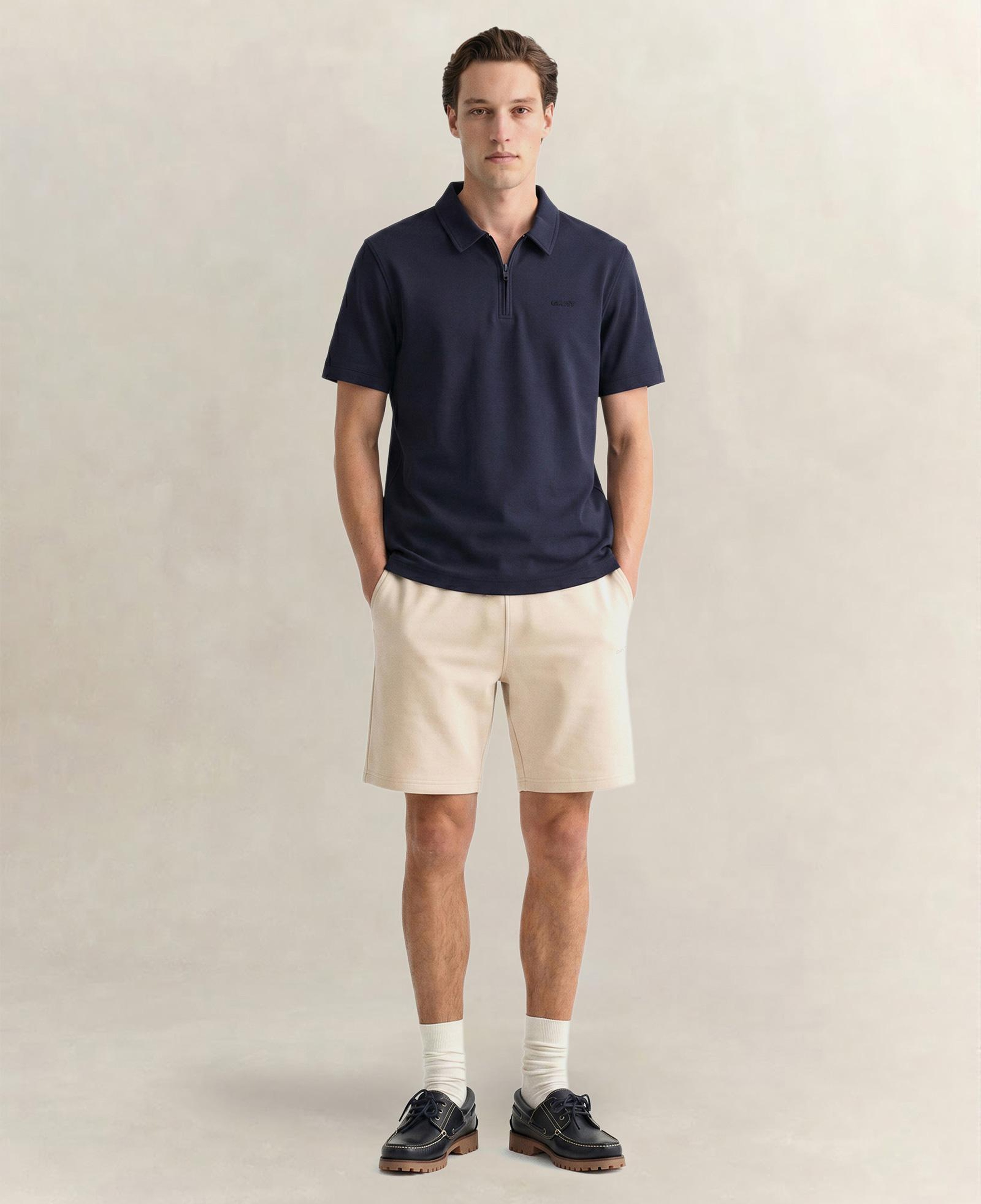 GANT Erkek Lacivert Relaxed Fit Polo Yaka T-Shirt