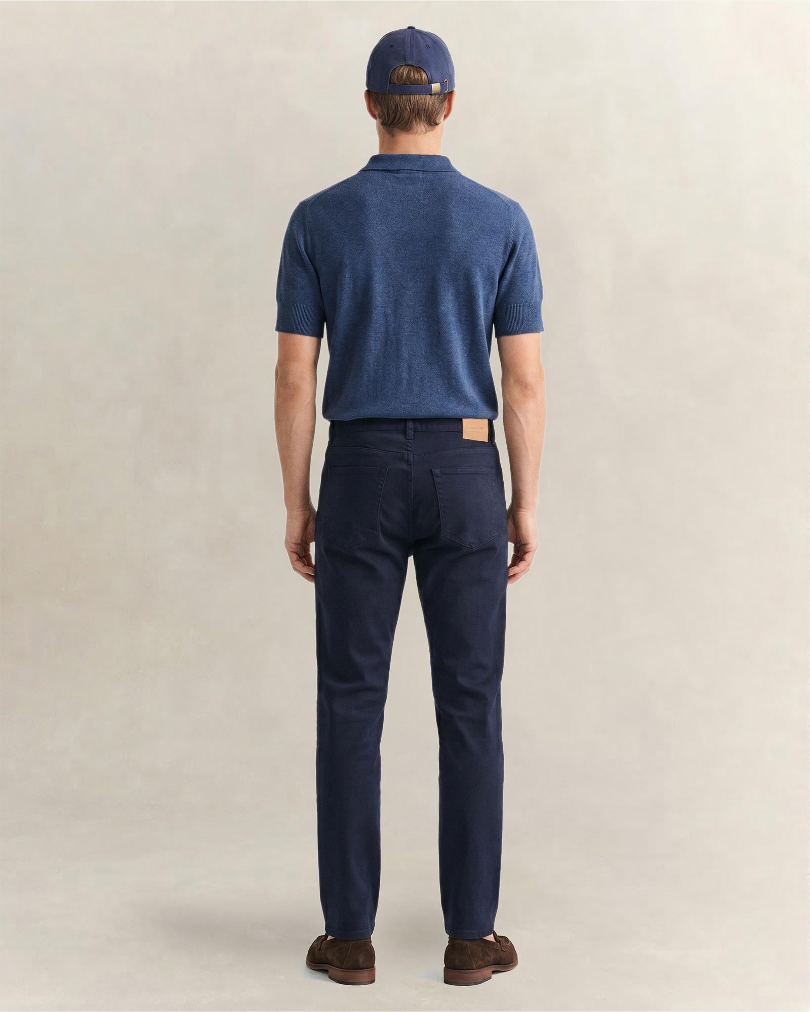 GANT Erkek Lacivert Slim Fit Jean