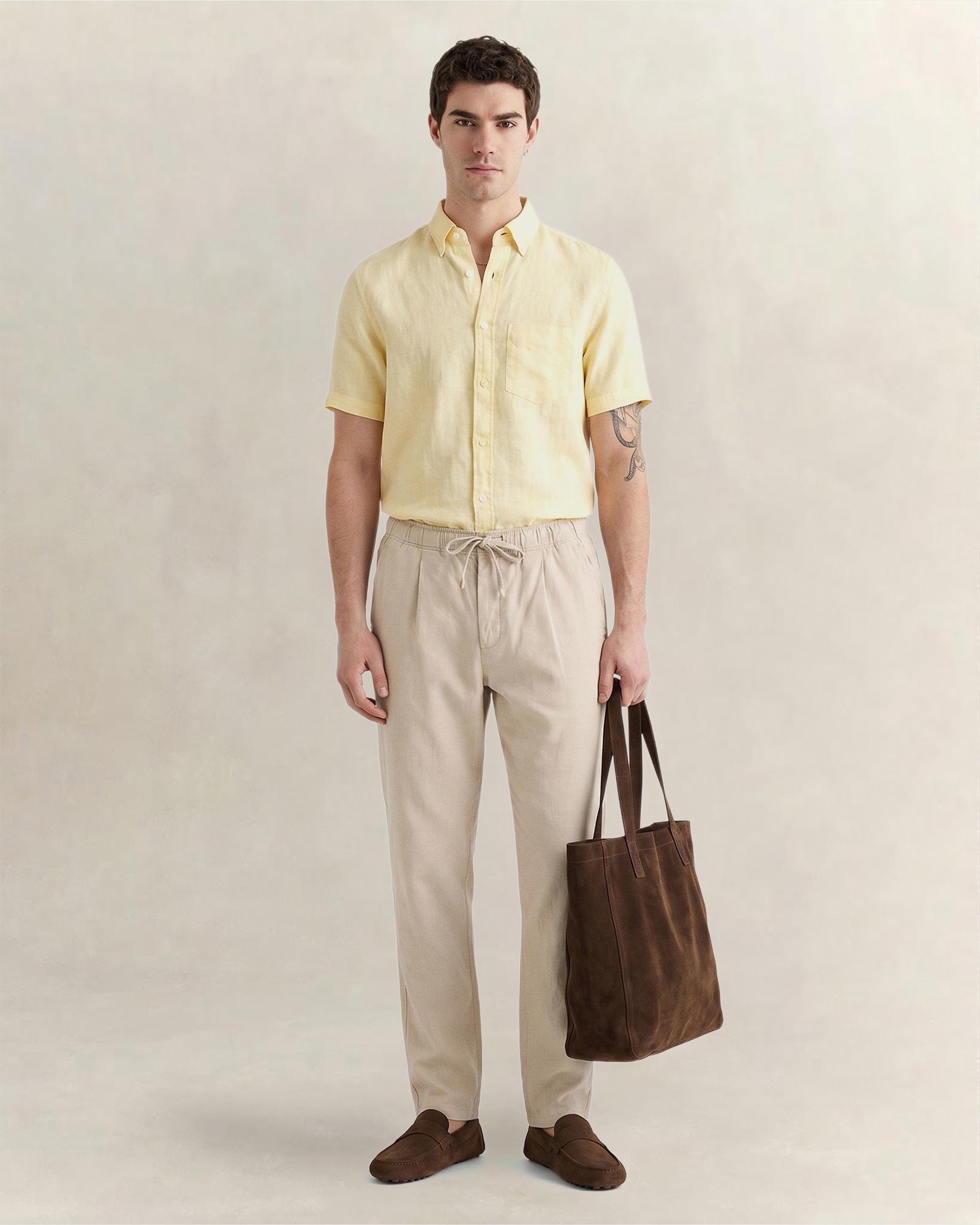GANT Erkek Bej Regular Fit Jogger Pantolon