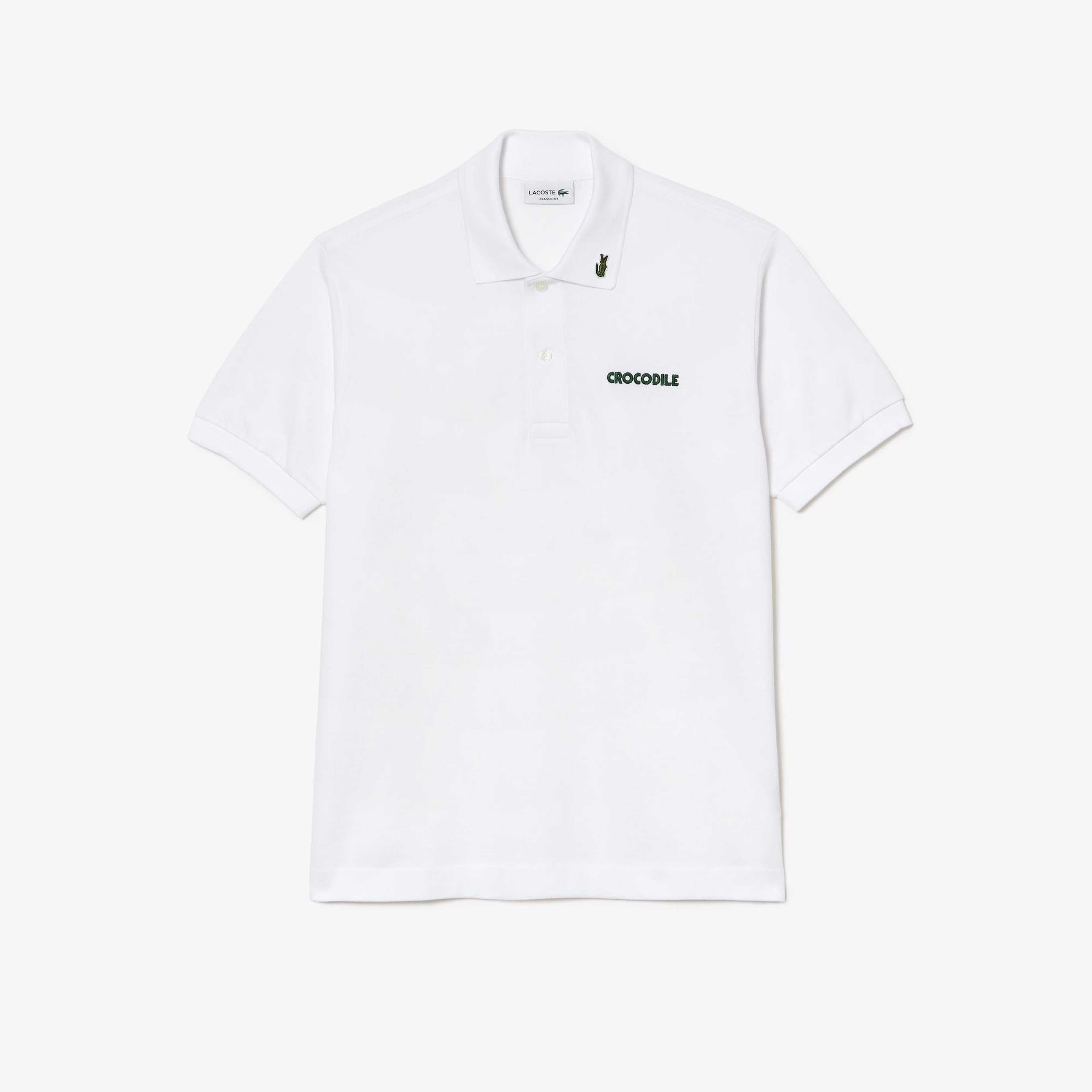 L.12.12 Erkek Classic Fit Organik Pamuk Beyaz Polo