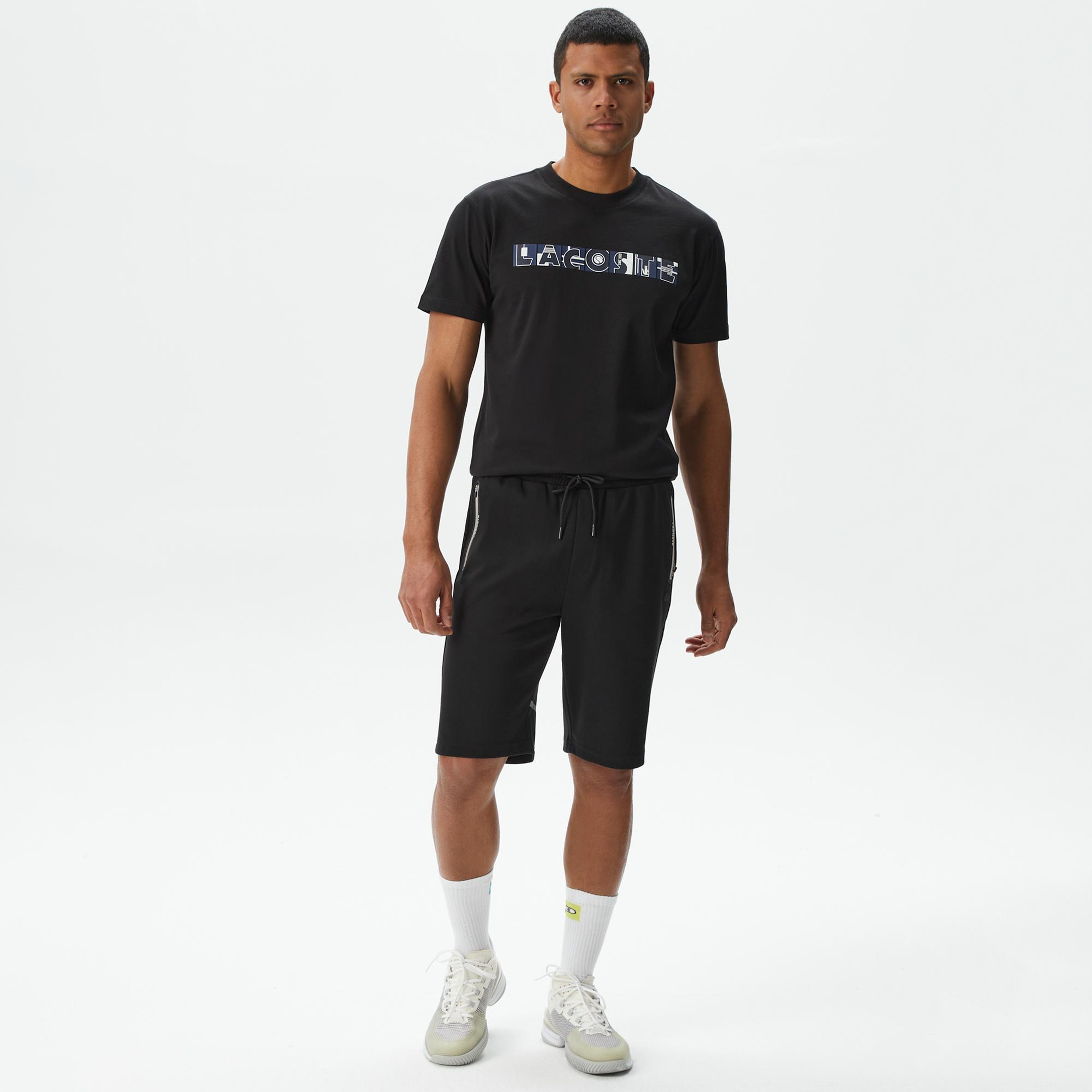 Erkek Regular Fit Siyah Şort