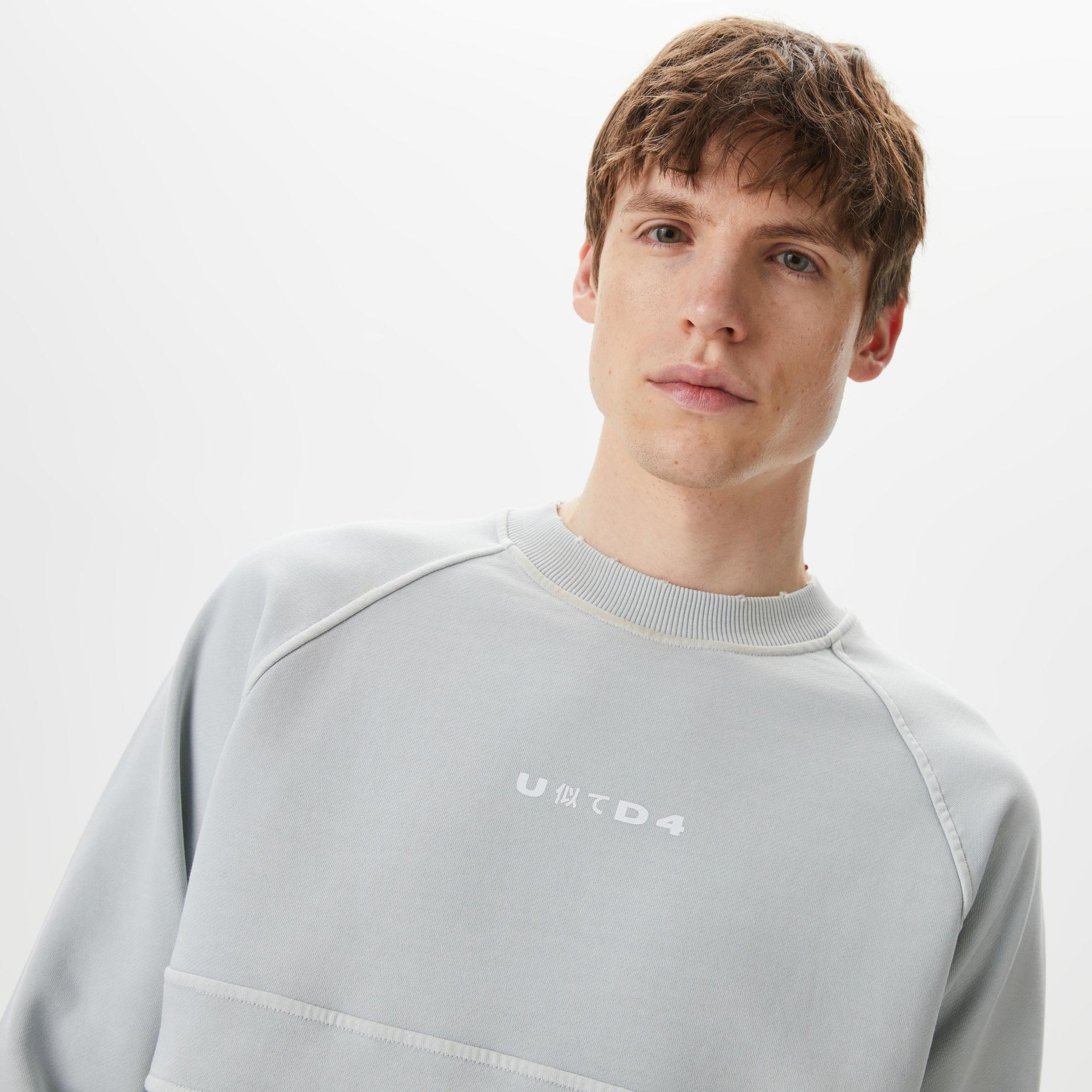 UNITED4 Erkek Gri Sweatshirt