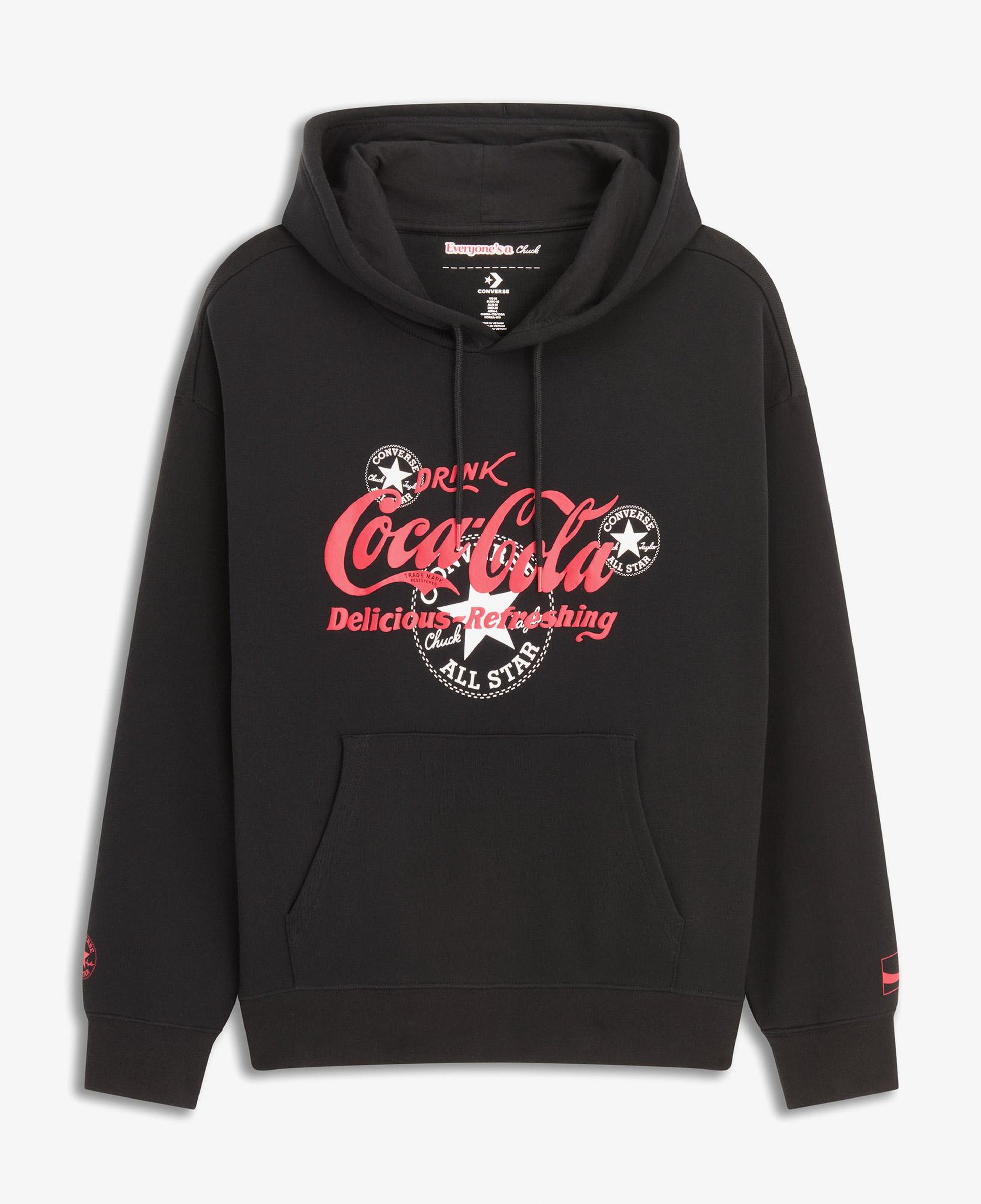 Converse x Coca-Cola Erkek Siyah Hoodie