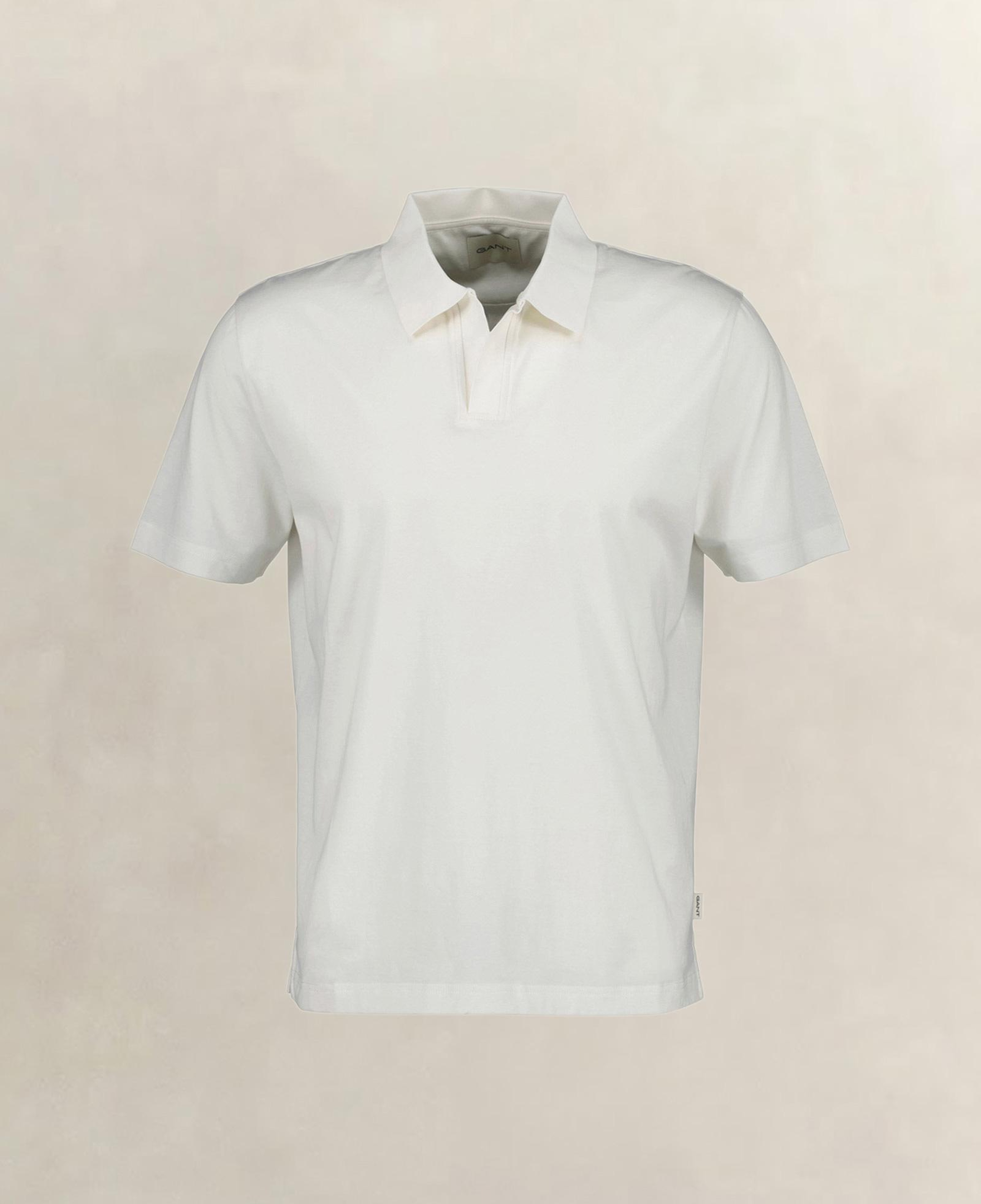 GANT Erkek Beyaz Regular Fit Polo Yaka T-Shirt