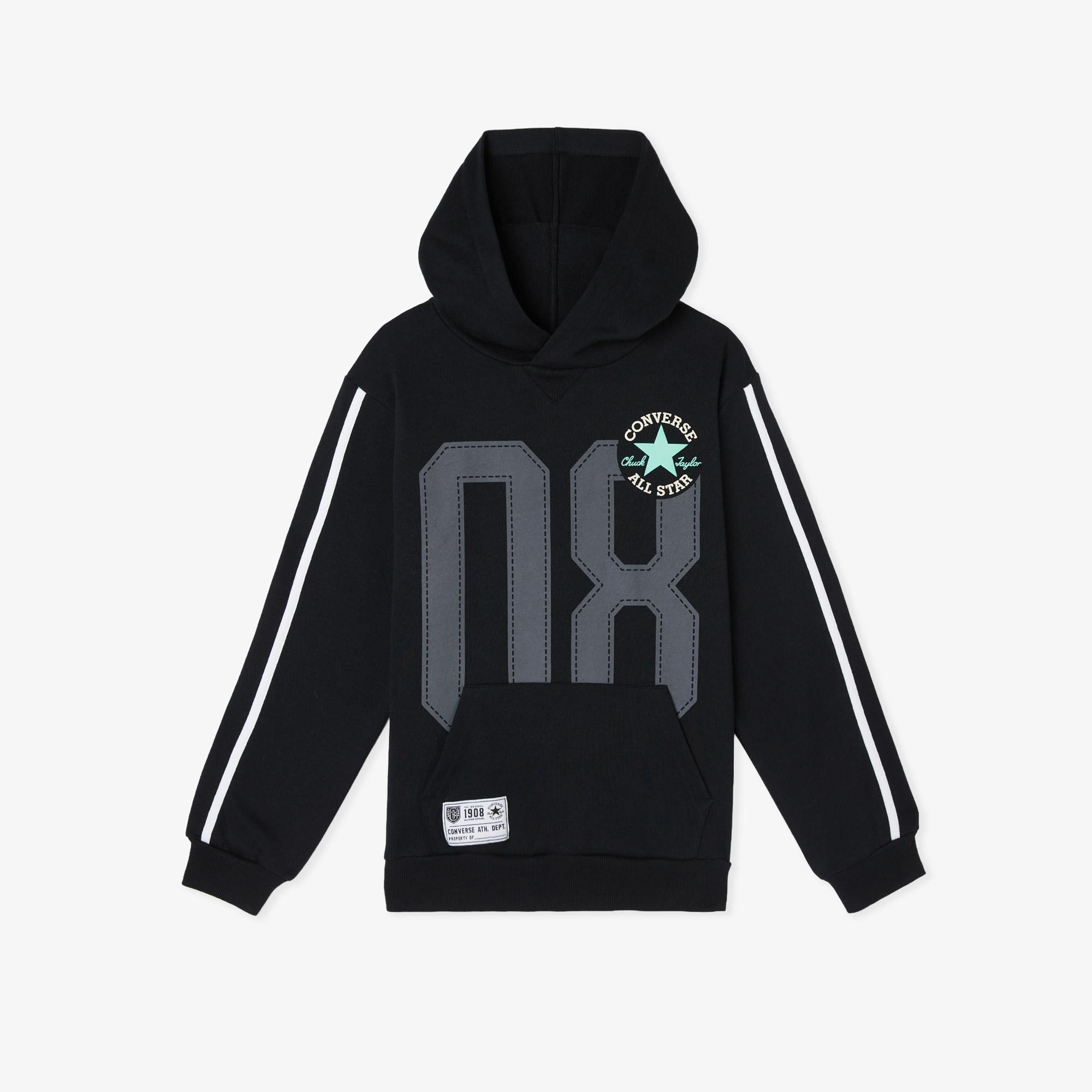 Converse Retro Remix Çocuk Siyah Sweatshirt