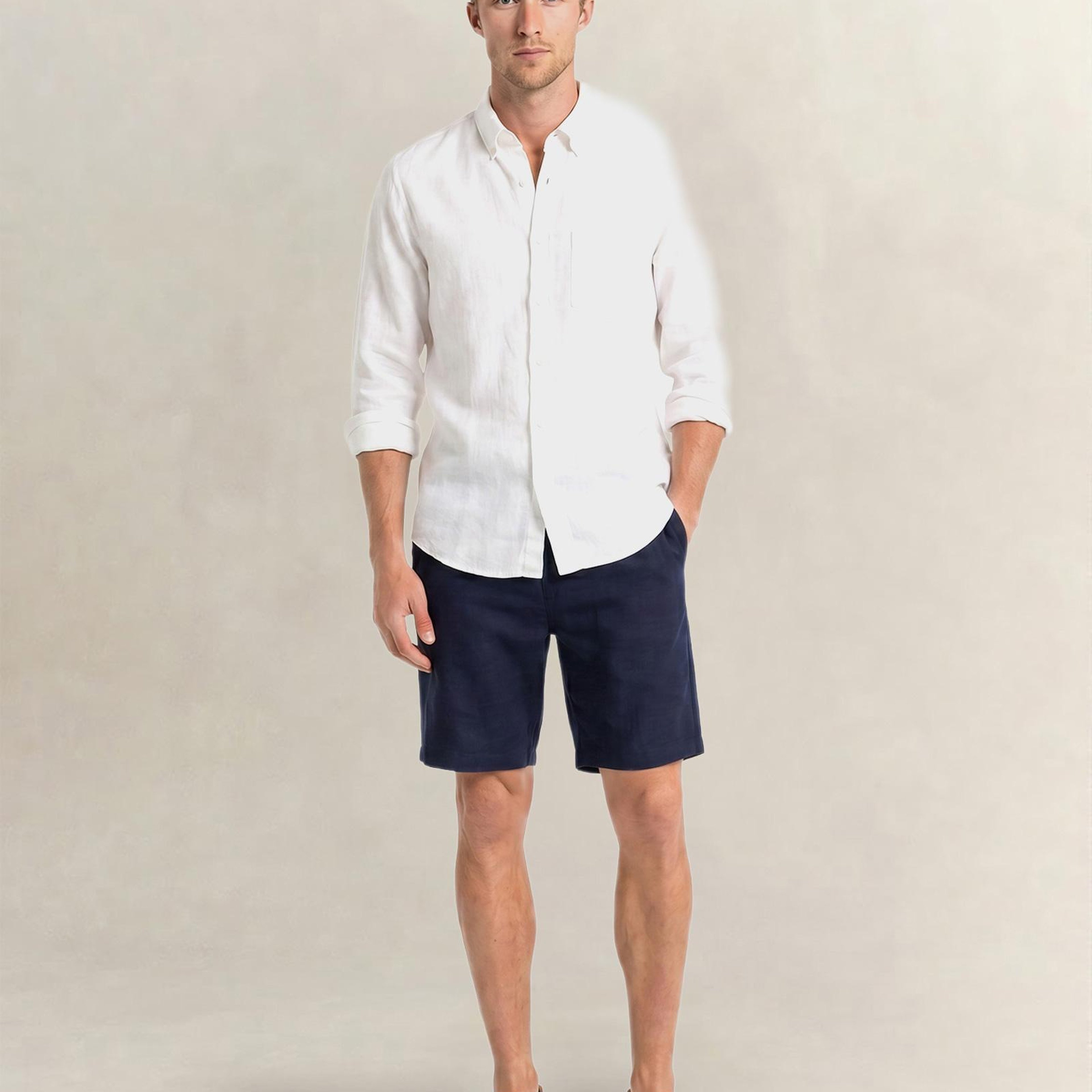 GANT Erkek Beyaz Regular Fit Gömlek
