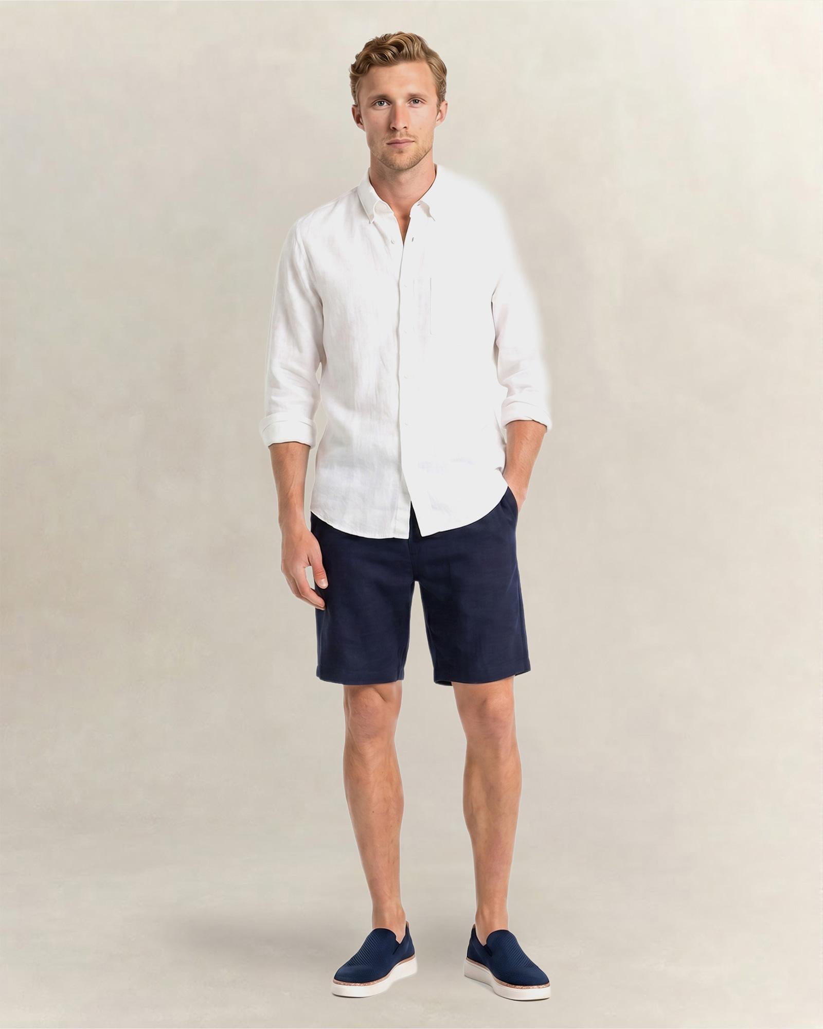 GANT Erkek Beyaz Regular Fit Gömlek