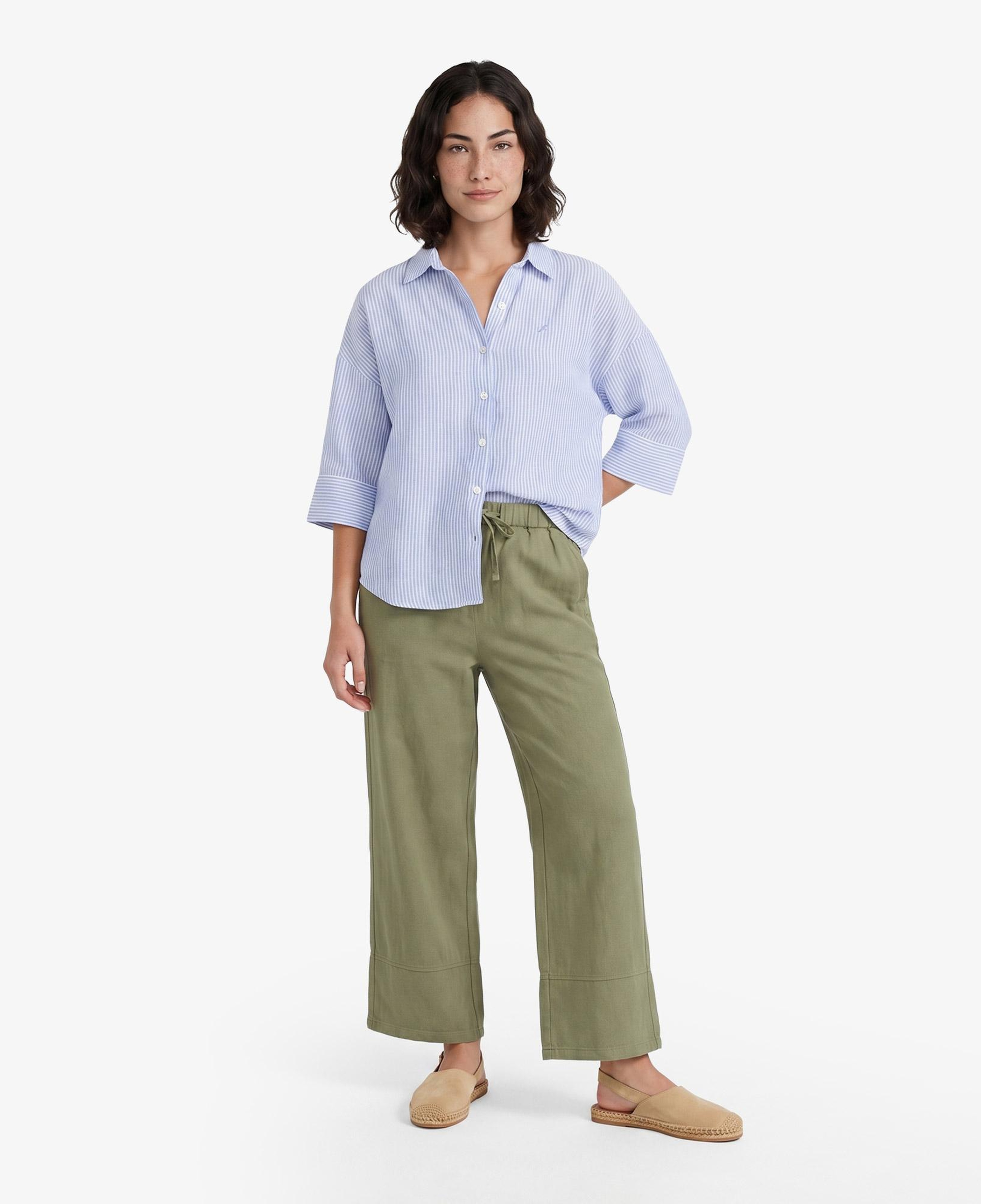 Nautica Kadın Yeşil Regular Fit Pantolon