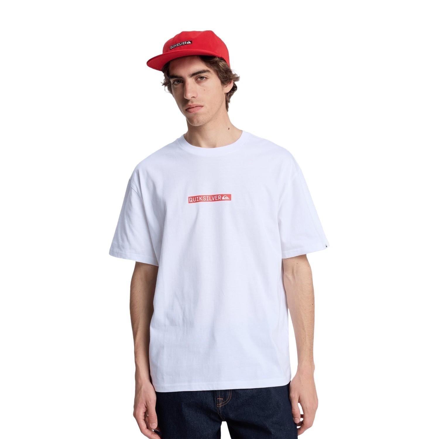 Quiksilver Dna Clicker Erkek Beyaz Tişört