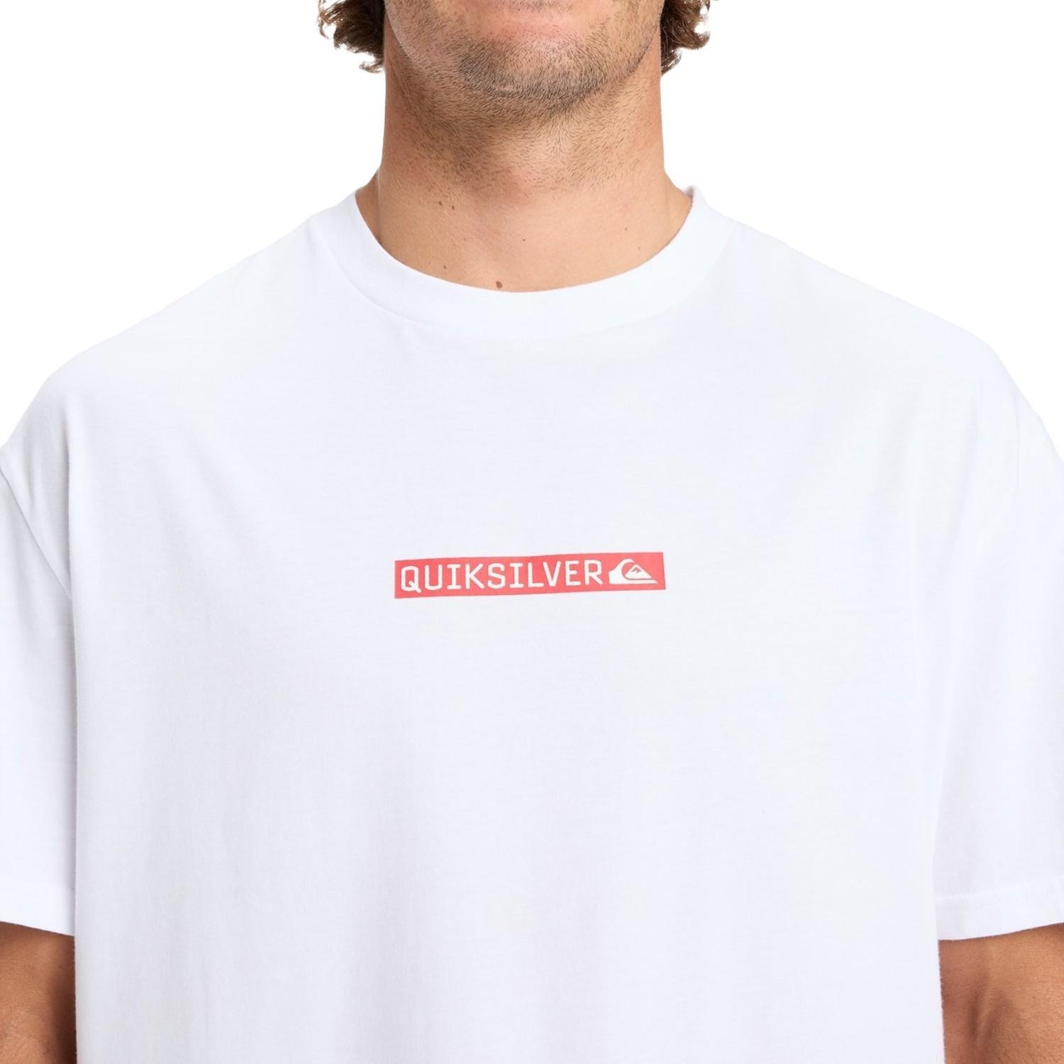Quiksilver Dna Clicker Erkek Beyaz Tişört
