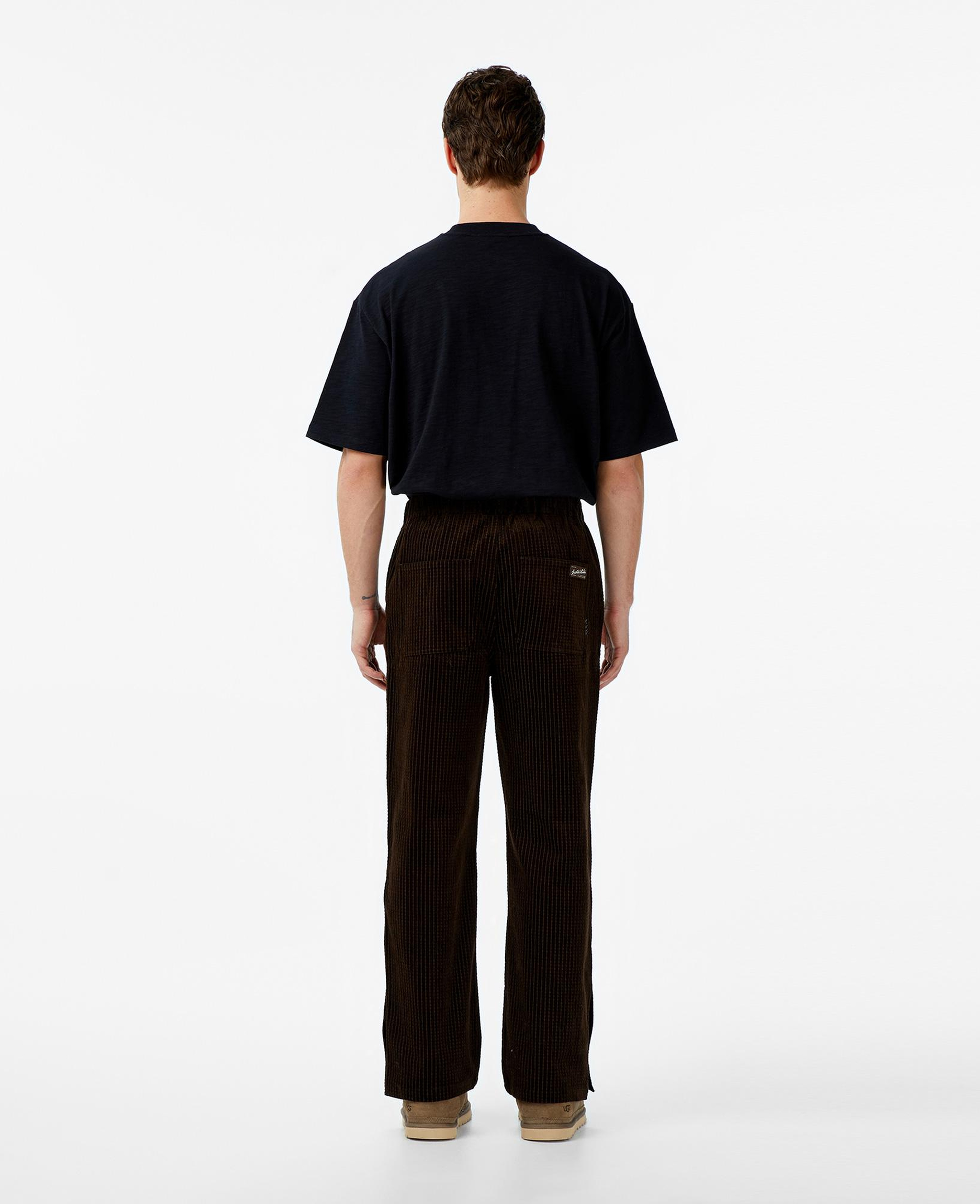 Scotch&Soda Jacquard Cotton-Blend Corduroy Relaxed Fit Erkek Kahverengi Pantolon
