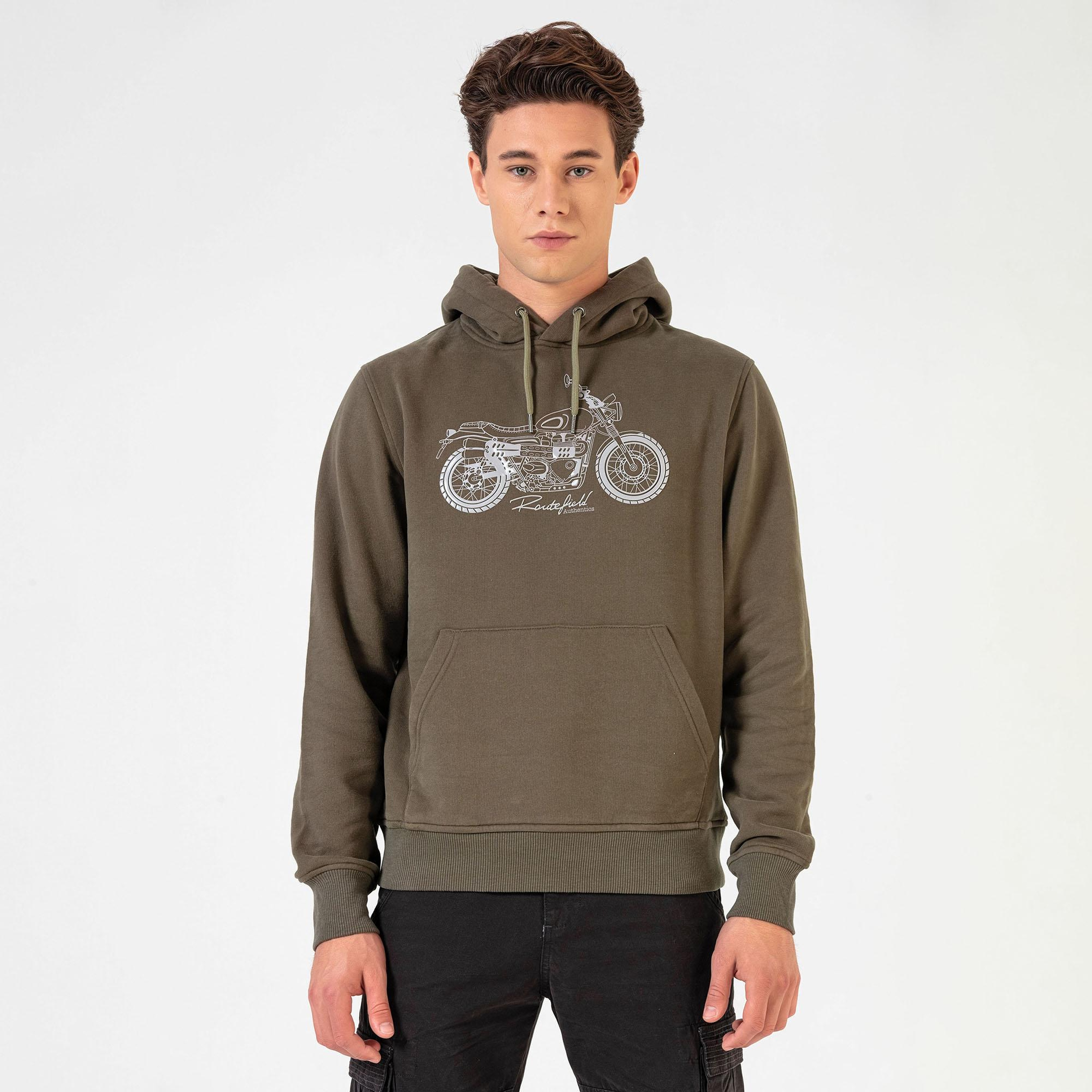 Routefield Horst Erkek Yeşil Sweat