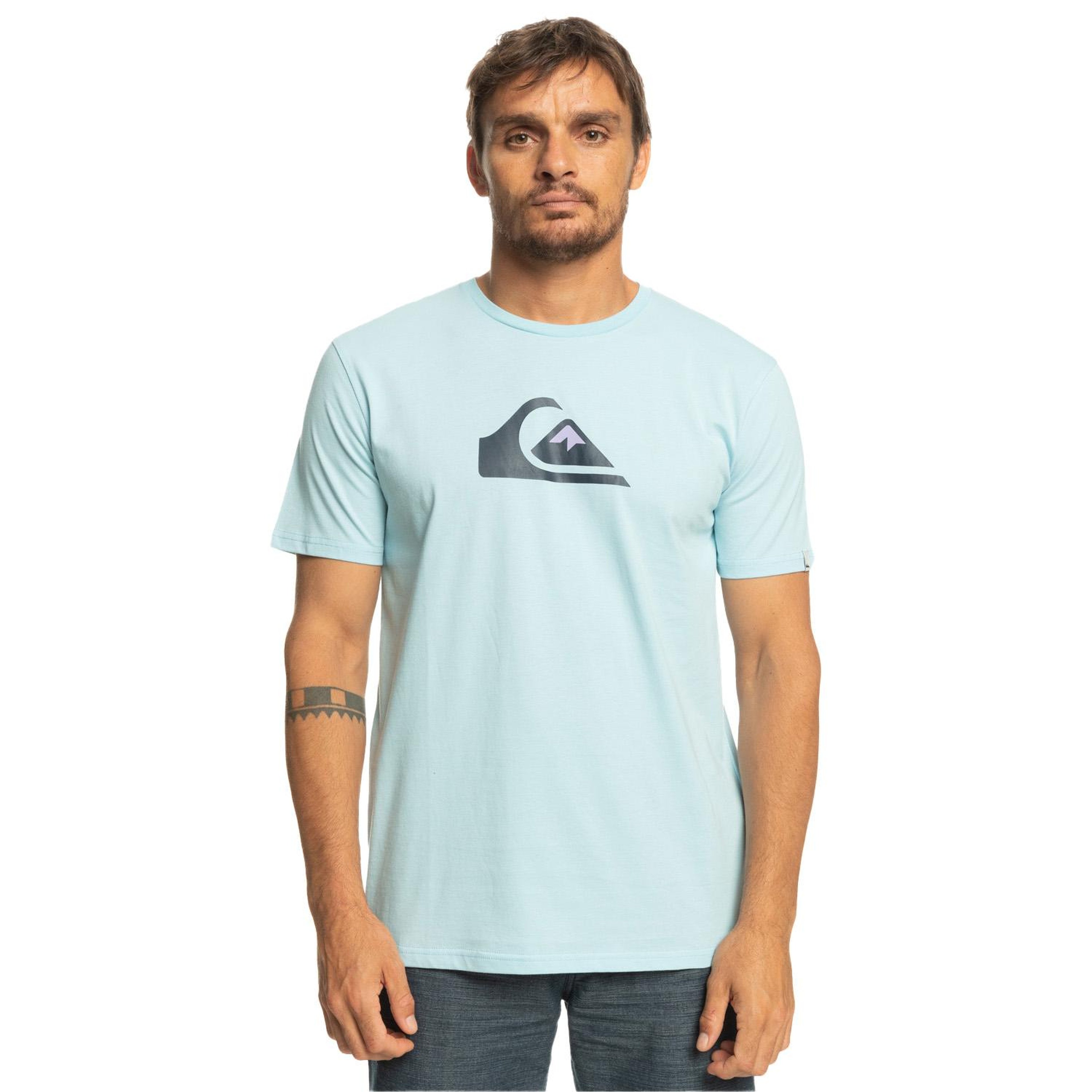 Quiksilver Complogo Erkek Mavi Tişört