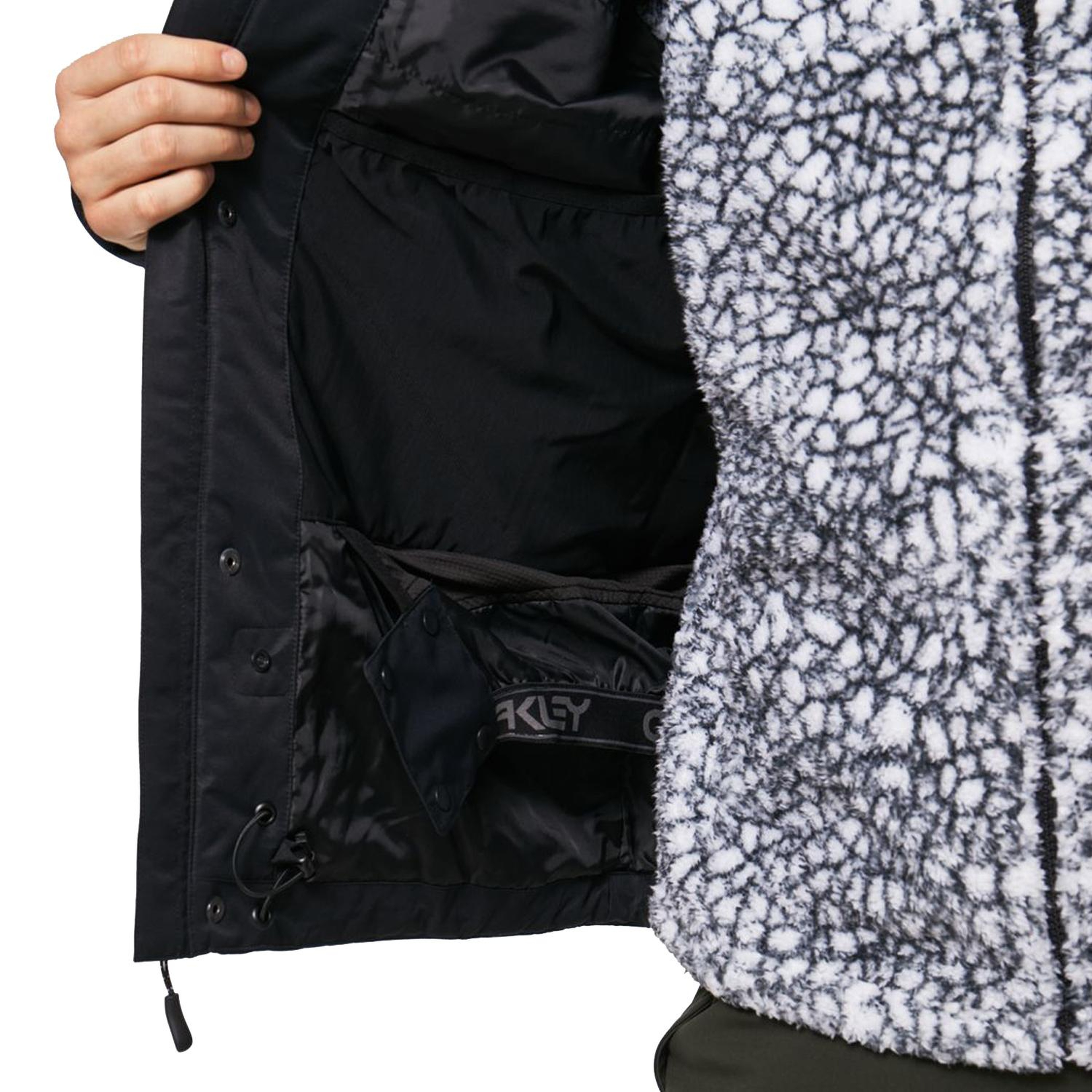 Oakley Range Rc Erkek Siyah Snowboard Ceketi