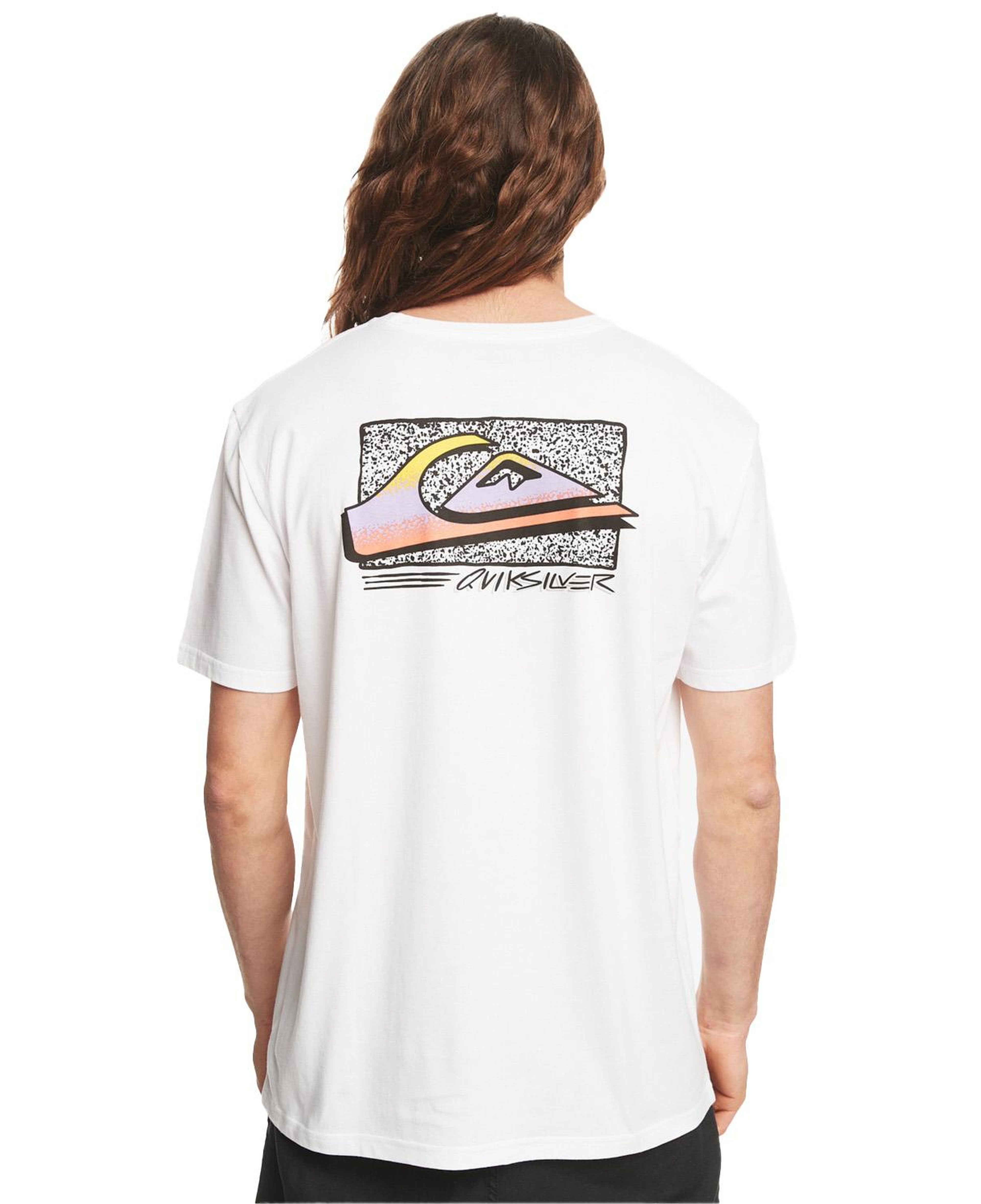 Quiksilver Retrofade Erkek Beyaz Tişört