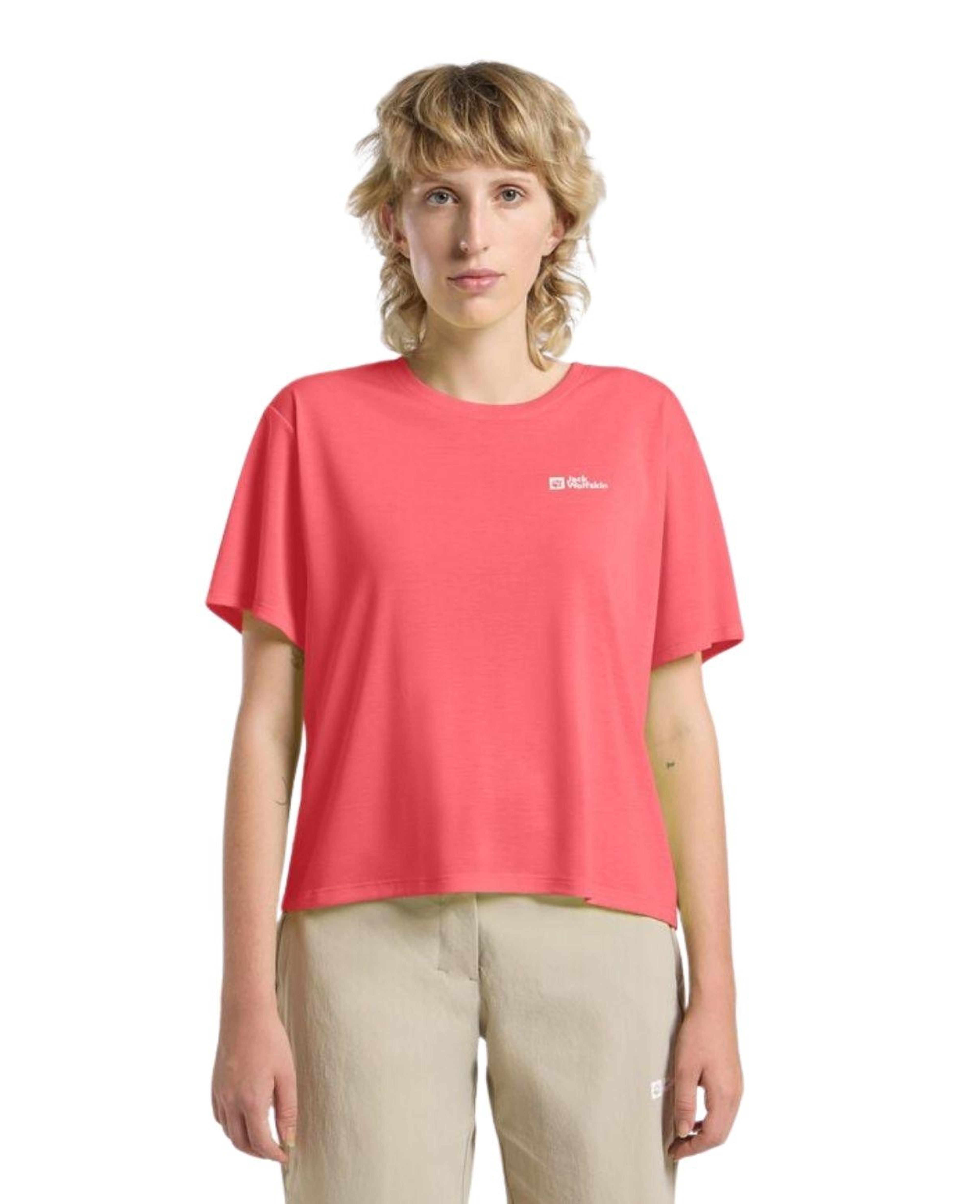Jack Wolfskin VonAksesuar Crop Kadın Tişört
