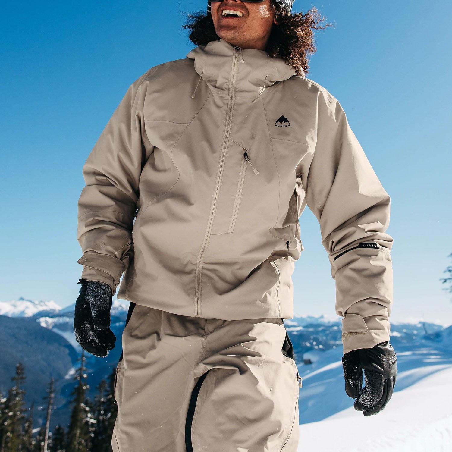 Burton Mens Reserve 2L Insulated Erkek Kahverengi Snowboard Ceketi