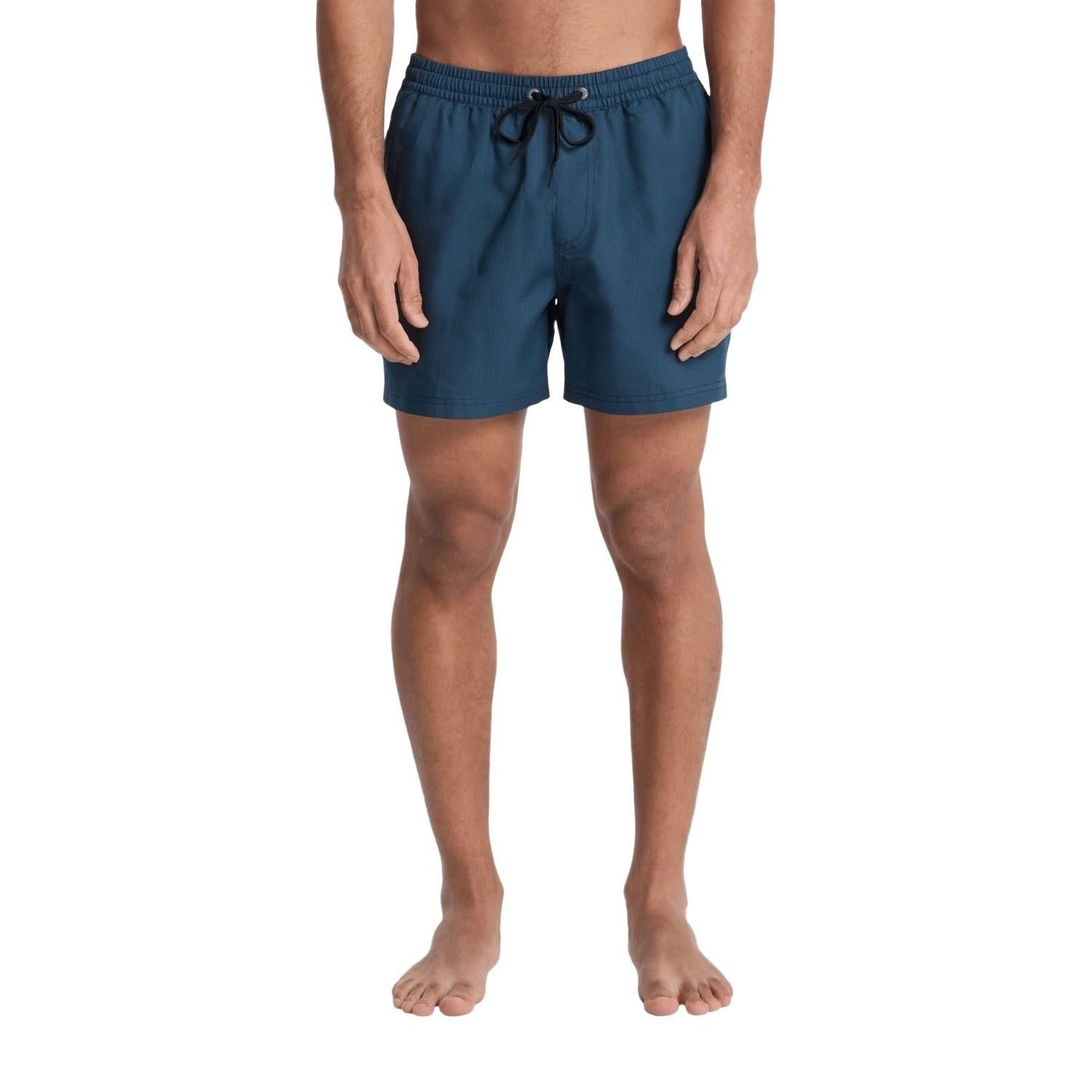 Quiksilver Deluxe 15 Erkek Mavi Volley Short