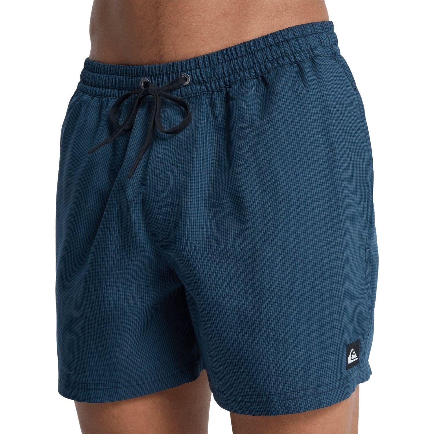 Quiksilver Deluxe 15 Erkek Mavi Volley Short