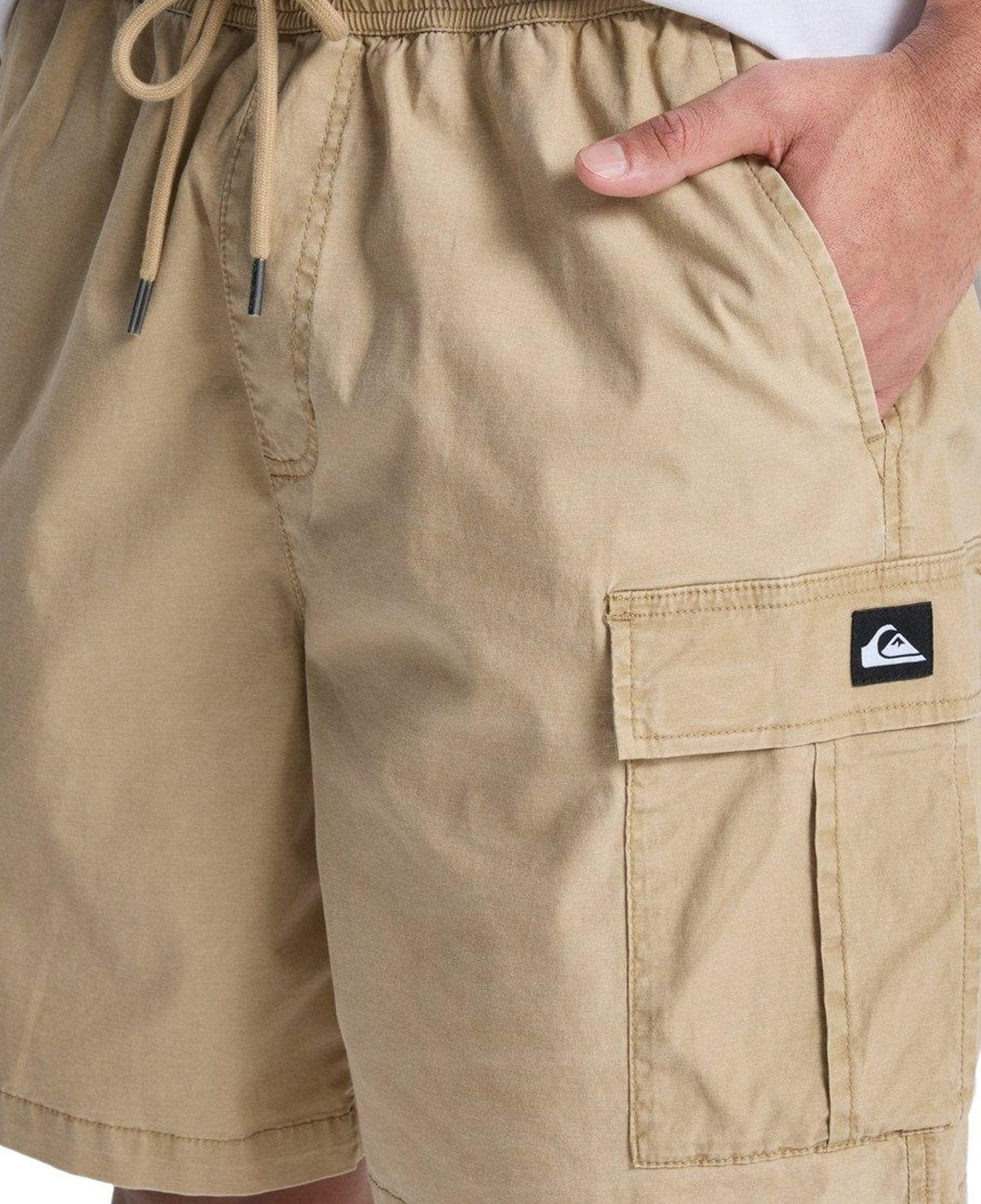 Quiksilver Taxercargows Erkek Bej Şort